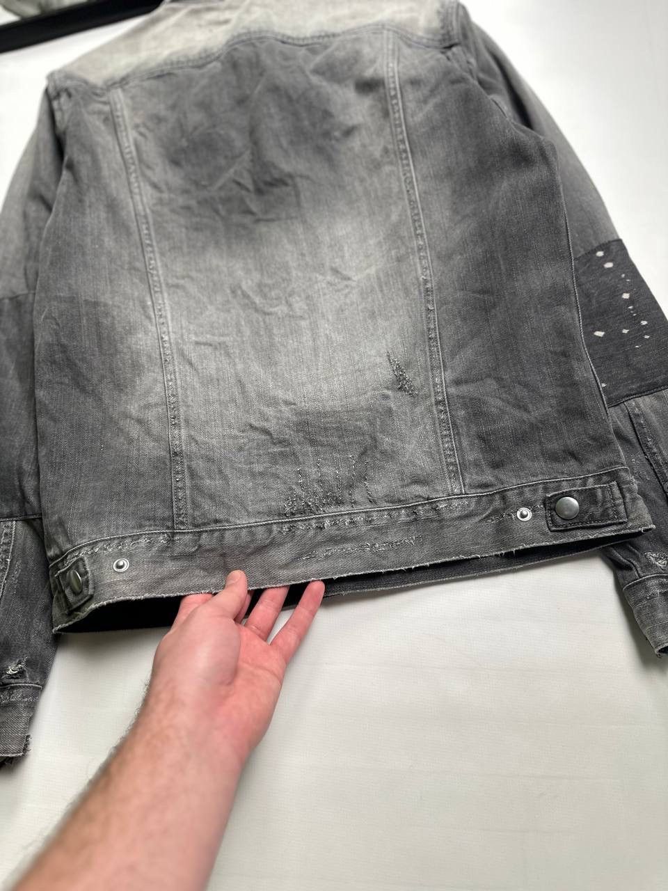 Allsaints Allsaints Distress Denim Jacket Paited Ami Vibe Size US M / EU 48-50 / 2 - 10 Thumbnail