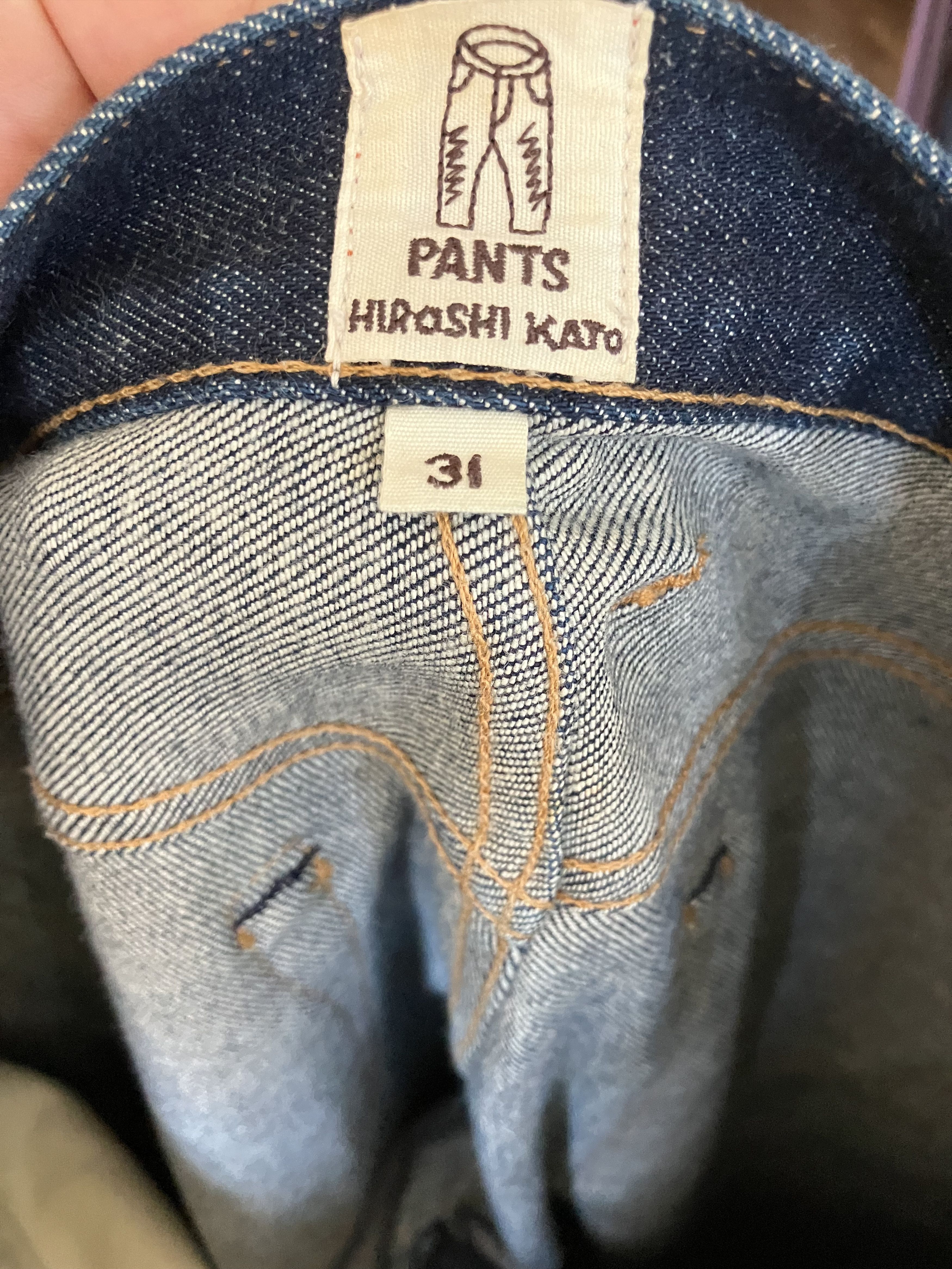 Hiroshi Kato The Pen Slim - Tyler 14oz Stretch Selvedge Size US 31 - 5 Thumbnail