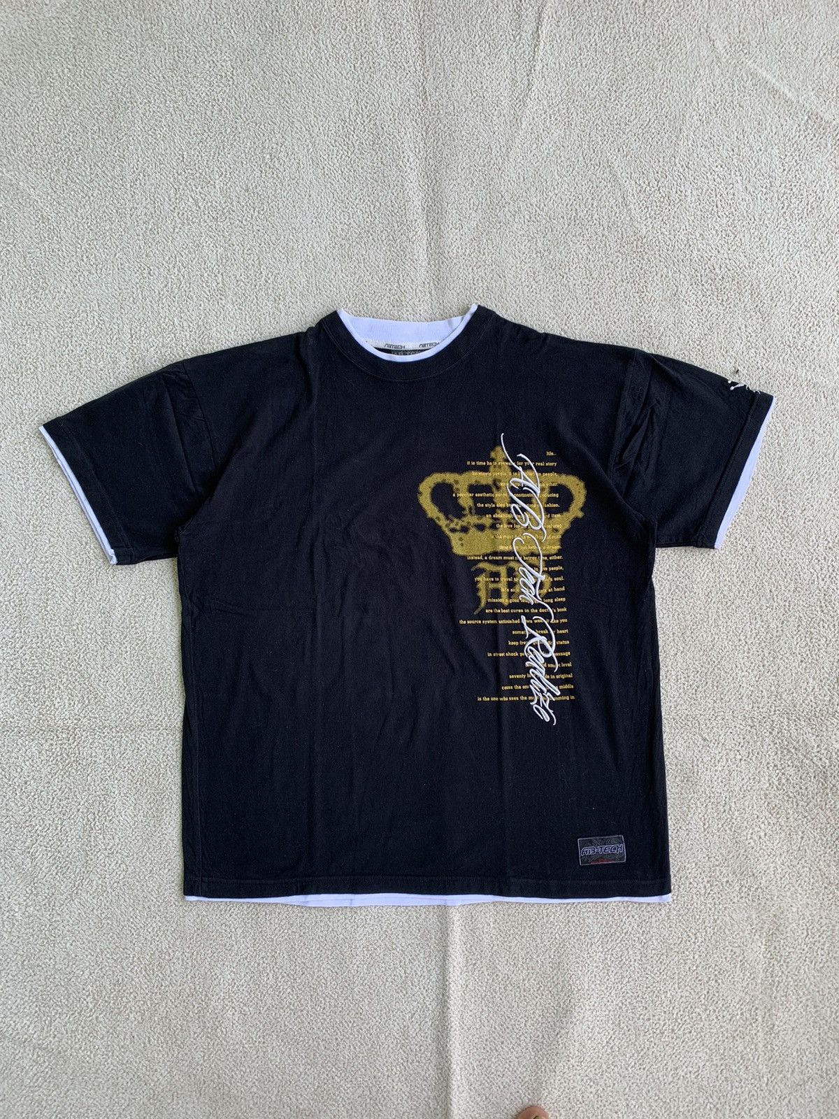 Beauty Beast × If Six Was Nine × Japanese Brand Collins Double Layer Poem Rock Tshirt Size US L / EU 52-54 / 3 - 1 Thumbnail
