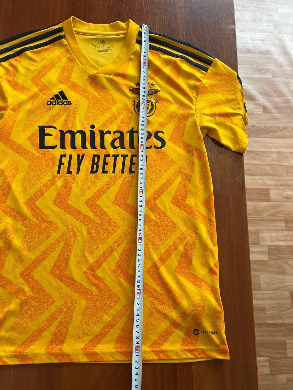 Adidas 2022/23 SLB BENFICA AWAY SOCCER JERSEY FOOTBALL SHIRT SIZE S Size US S / EU 44-46 / 1 - 23 Thumbnail