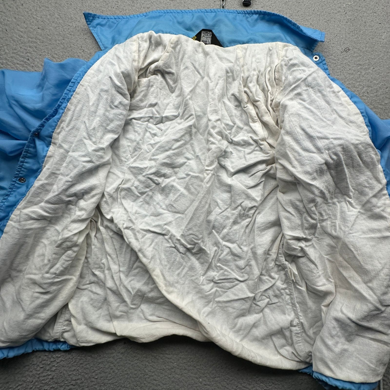 Sears Vintage 70s Sears Windbreaker Coaches Jacket Men Large Blue Size US L / EU 52-54 / 3 - 7 Thumbnail