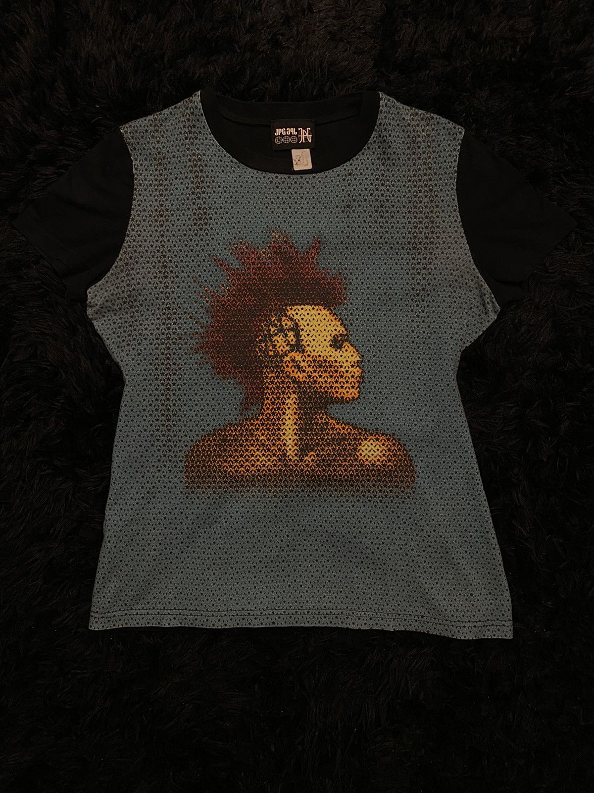 image of 90’S Jean Paul Gaultier Mohawk Punk Tee, Men's (Size XS)