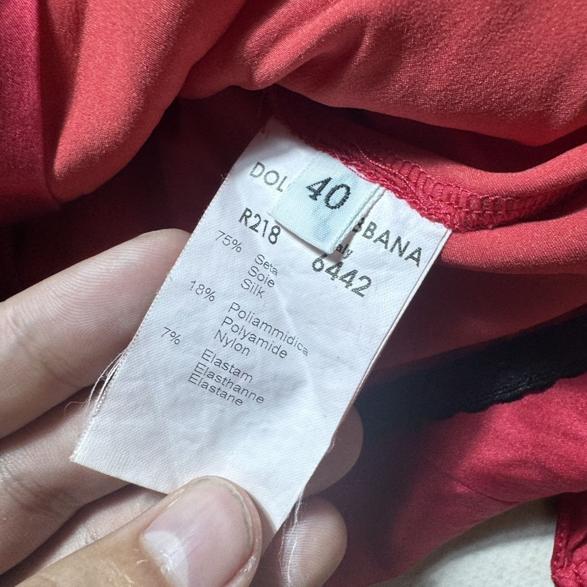 Dolce & Gabbana vintage rare silk bodysuit dolce gabbana t shirt button ups Size S / US 4 / IT 40 - 10 Thumbnail