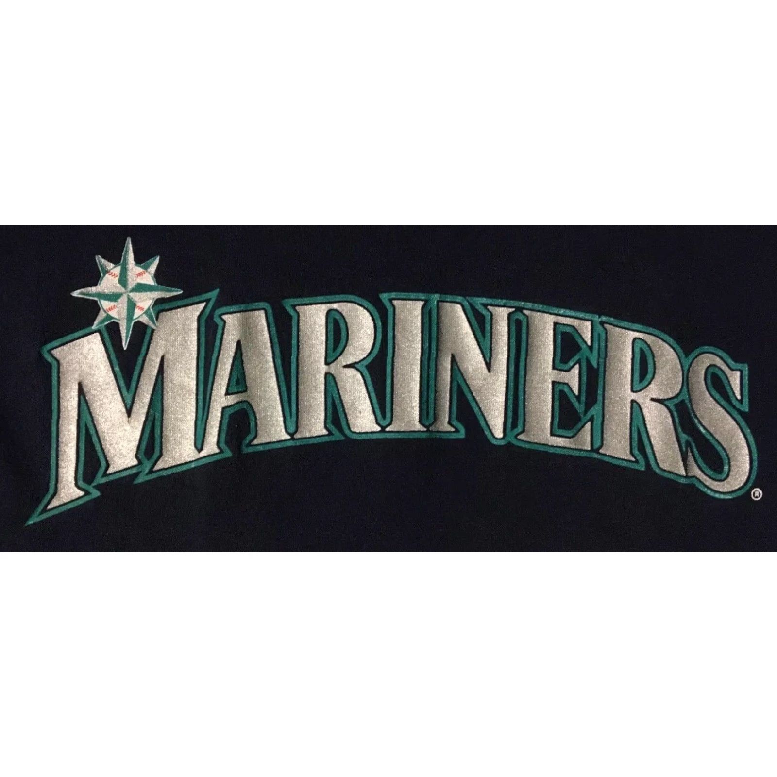 Vintage VINTAGE Seattle Mariners Shirt M USA Baseball Ken Griffey Jr. 90s Grunge Track Size US XL / EU 56 / 4 - 2 Thumbnail