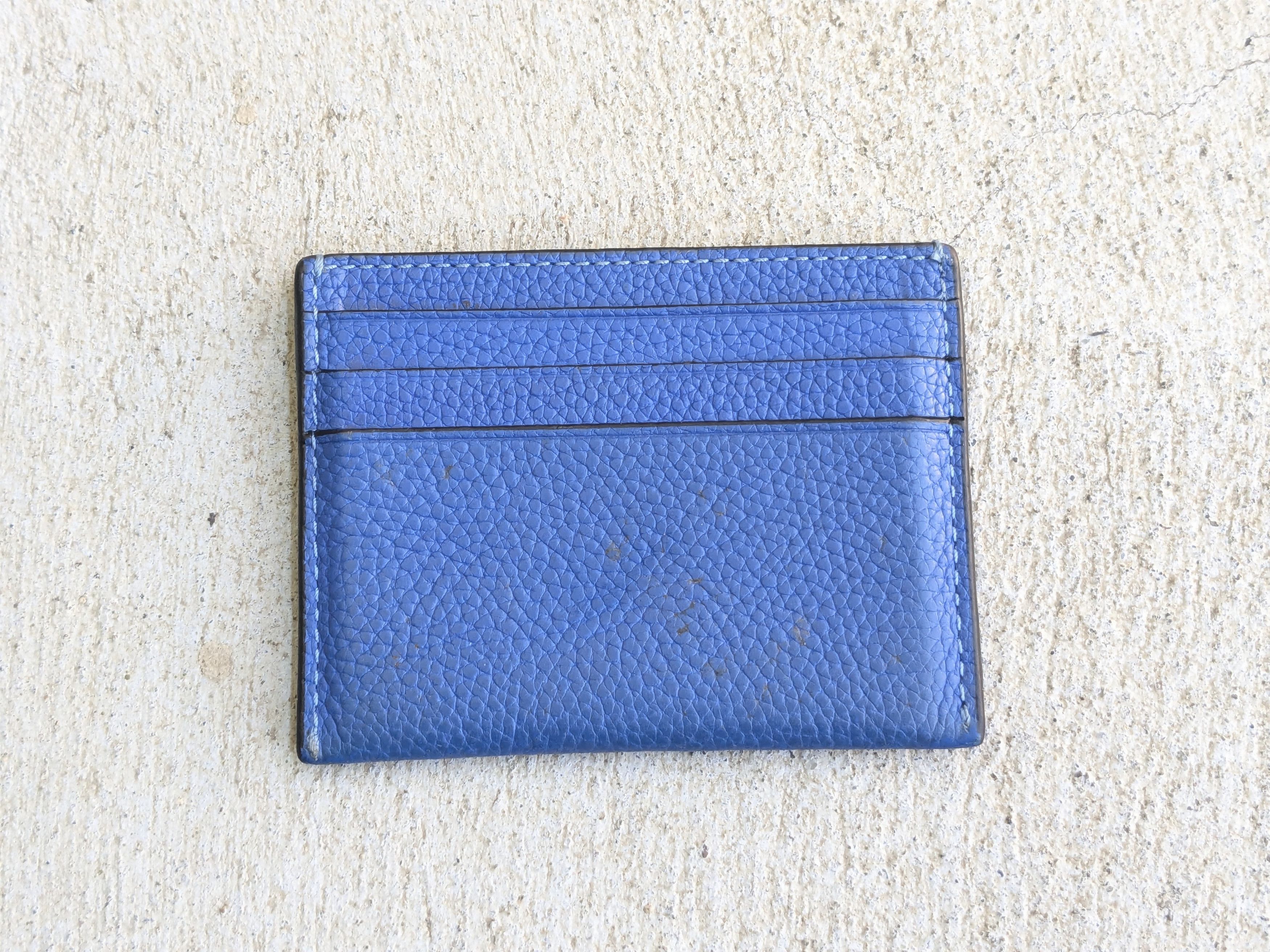 Coach × Vintage Coach Cardholder Wallet Blue Black Size ONE SIZE - 5 Thumbnail