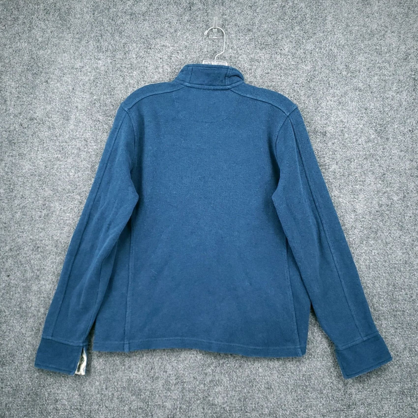 Orvis Orvis Sweater Mens M Medium Blue 1/4 Zip Pullover Mock Neck Long Sleeve Lined Size US M / EU 48-50 / 2 - 2 Thumbnail