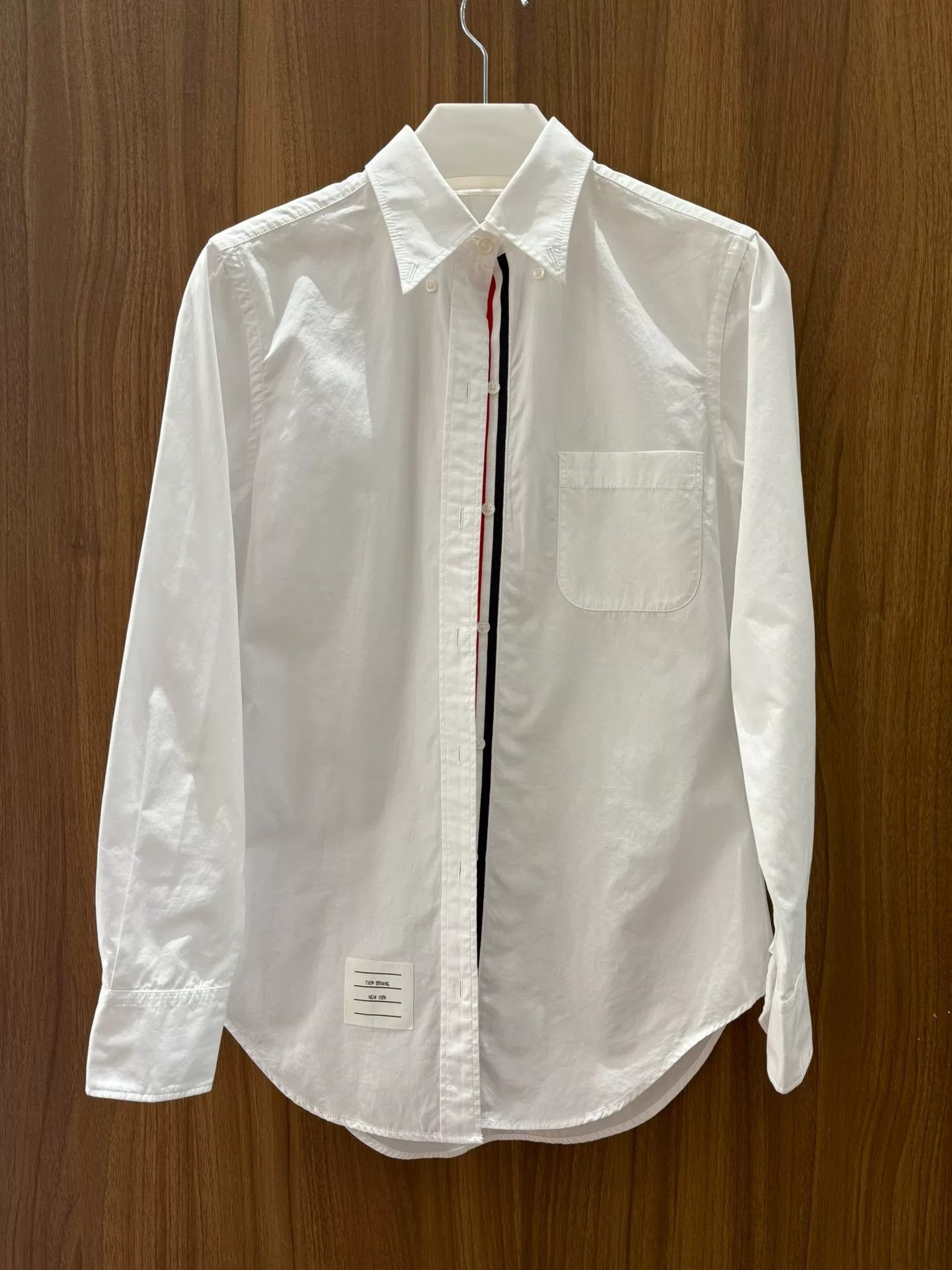 Thom Browne Thom Browne Women's Long Sleeve Logo Shirt Size M / US 6-8 / IT 42-44 - 1 Thumbnail
