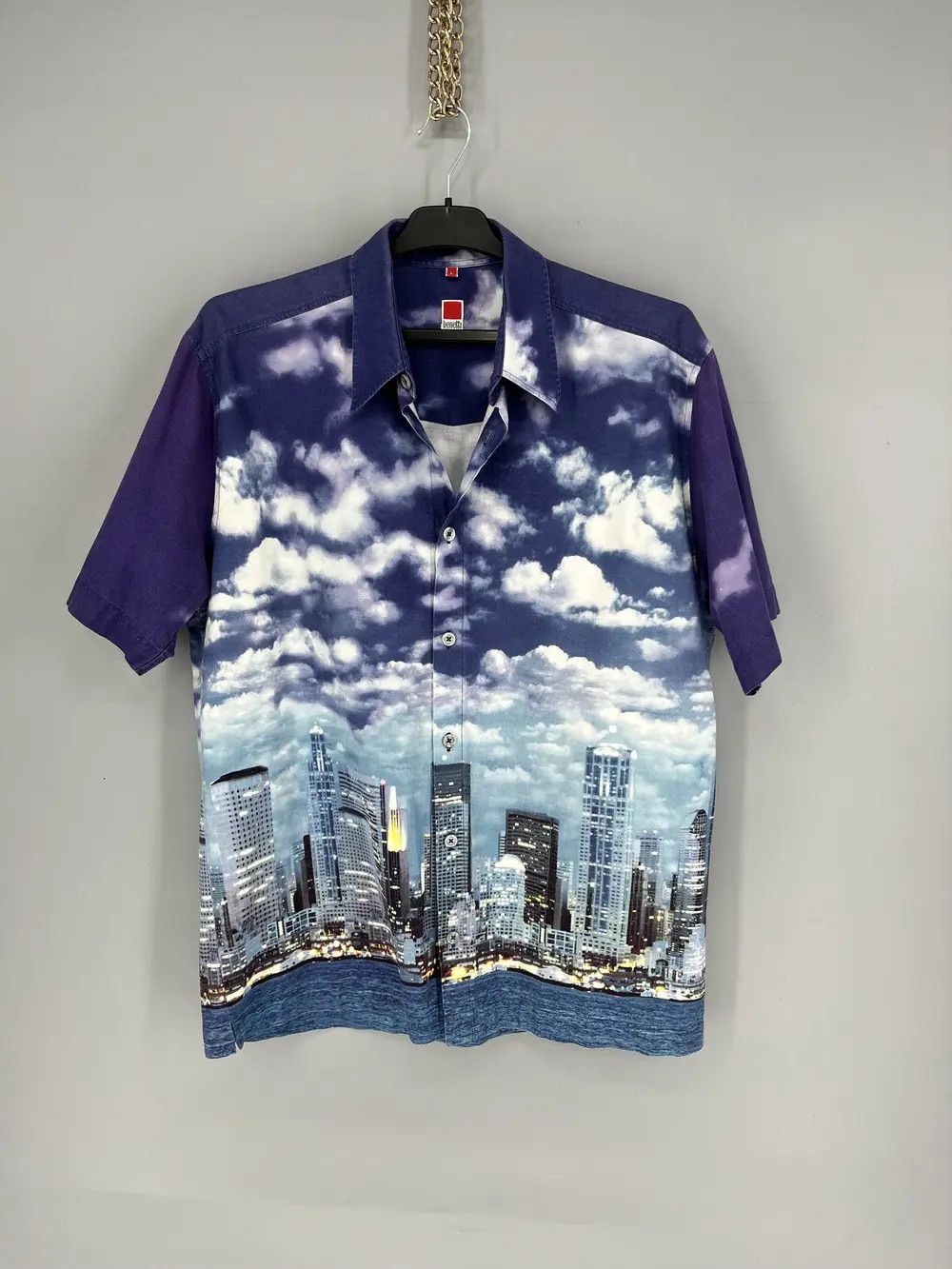 Other Vintage Benetti World Men’s Hawaiian Shirt City Scene Print Size US L / EU 52-54 / 3 - 1 Thumbnail