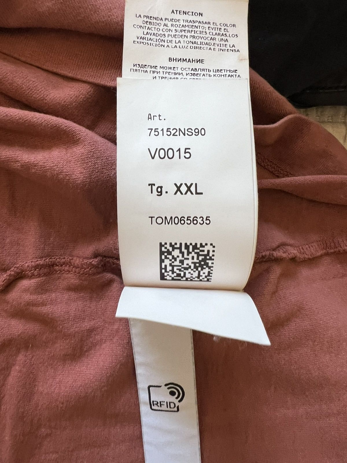 Stone Island Stone Island Optical Illusion Tee Brick-Red XXL Size US XXL / EU 58 / 5 - 10 Thumbnail