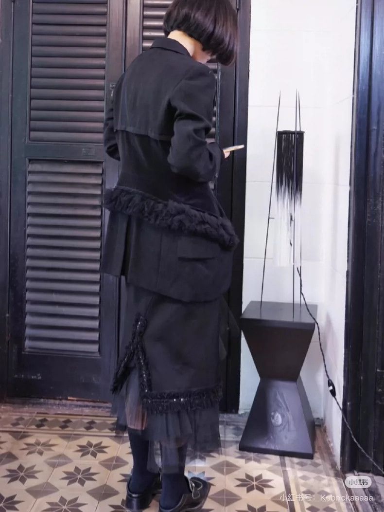 Comme des Garcons Comme Des Garcons Velvet paneled suit at waist Size M / US 6-8 / IT 42-44 - 7 Thumbnail
