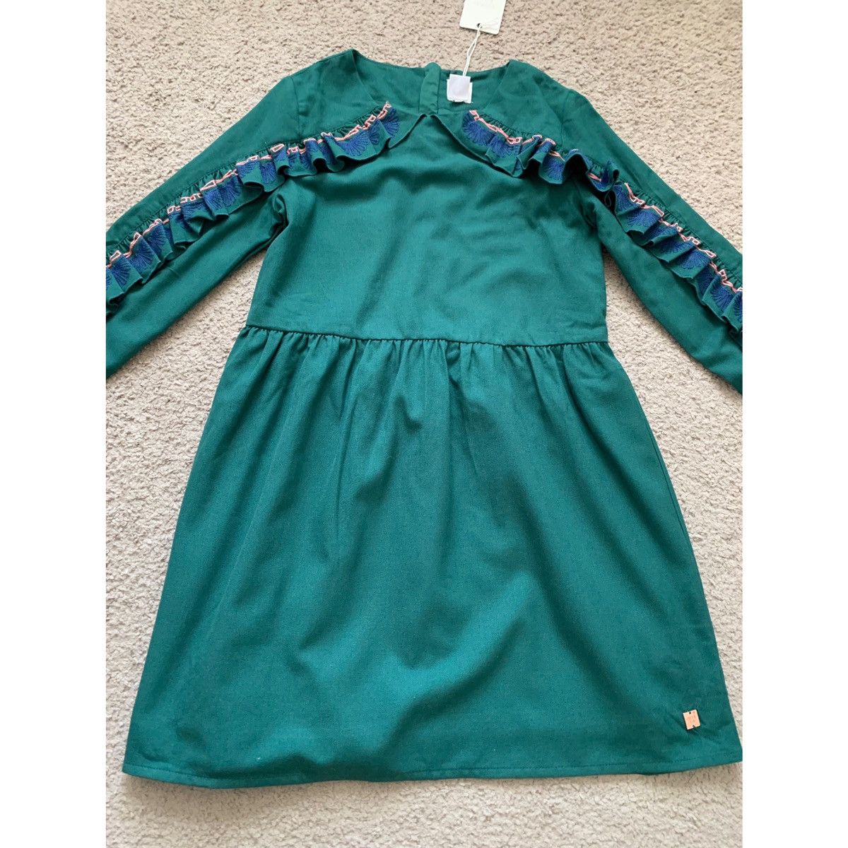 Other CARREMENT BEAU GIRL GREY RIFFLE DRESS Size XS / US 0-2 / IT 36-38 - 2 Thumbnail