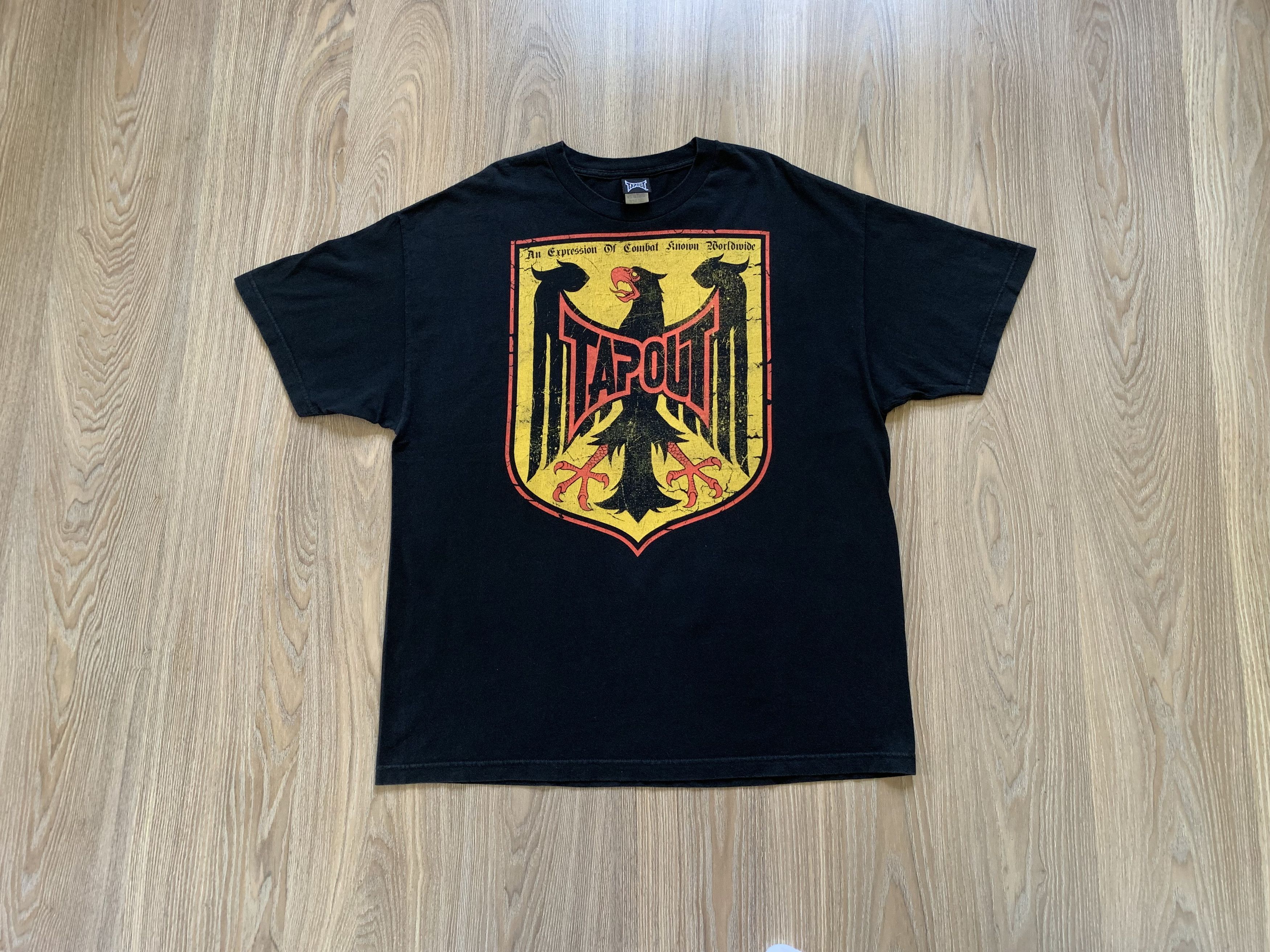 Tapout × Vintage Rare Tapout Vintage Overprint T Shirt Size US XXL / EU 58 / 5 - 1 Thumbnail
