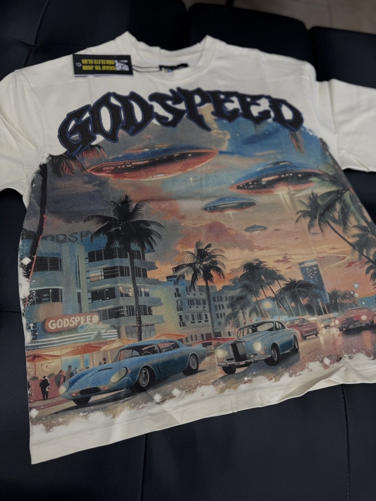 Godspeed Godspeed UFO Miami Tee Shirt Size M (NEW) Size US M / EU 48-50 / 2 - 4 Thumbnail