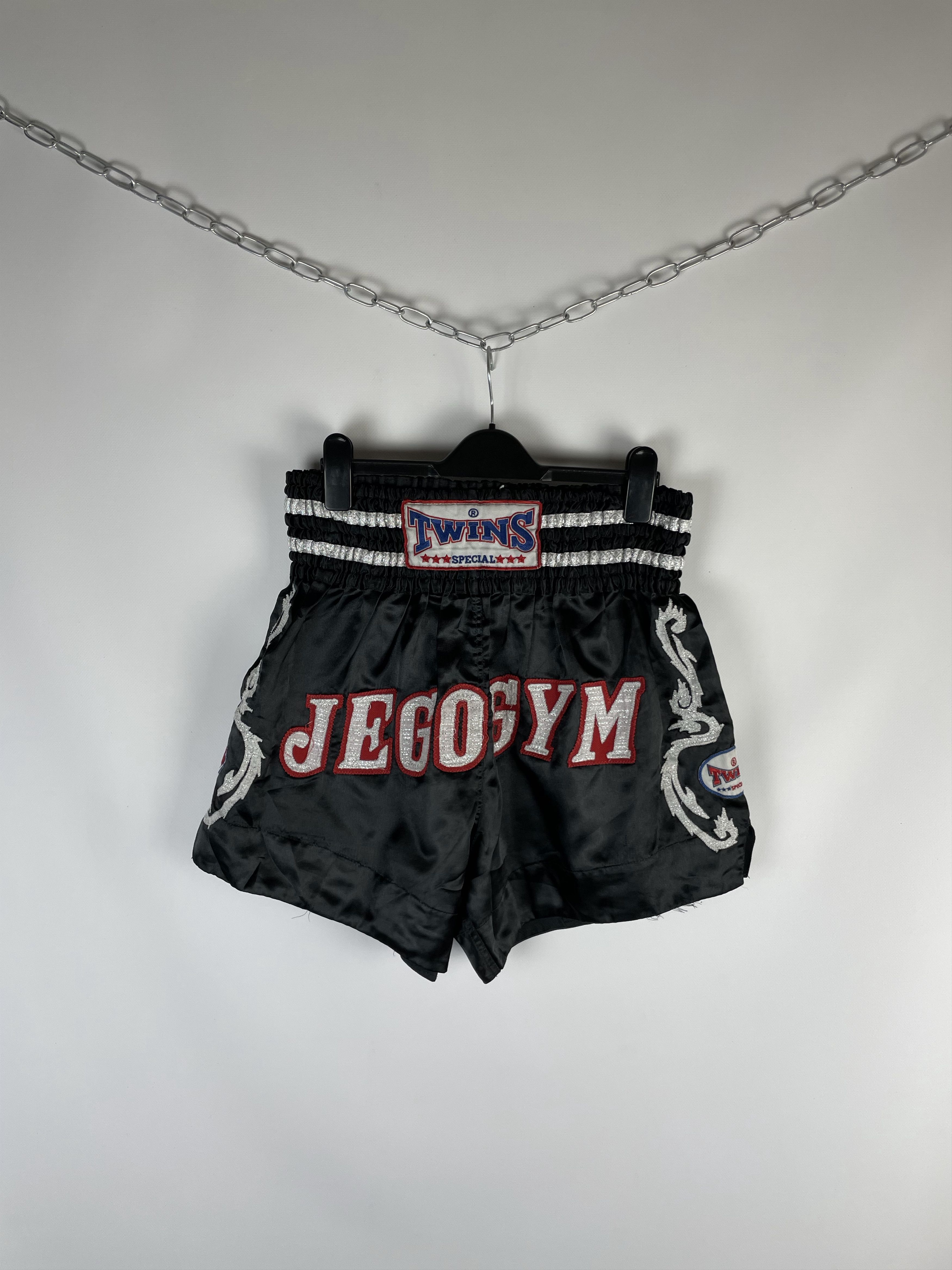 Twins Twins Muay Thui Fighter Shorts Black Y2k Size US 36 / EU 52 - 1 Thumbnail