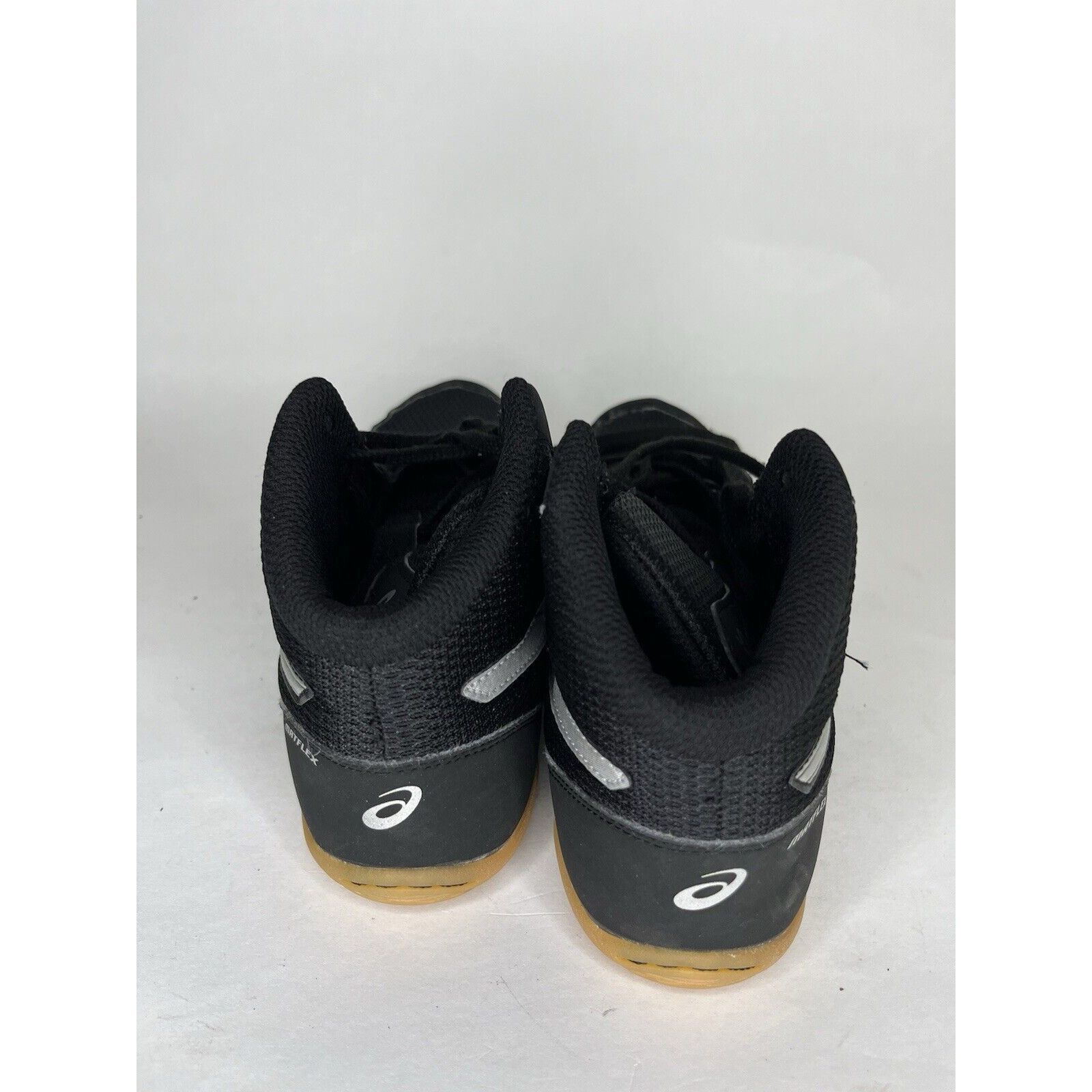 Asics Asics Black Synthetic Lace Up Athletic Wrestling Shoes Women Size US 5 / IT 35 - 9 Thumbnail
