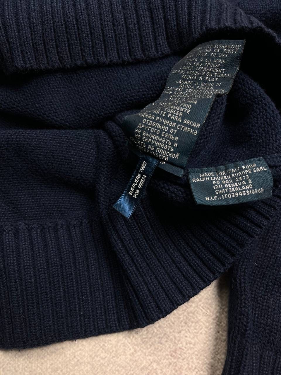 Polo Ralph Lauren × Vintage Vintage Polo Ralph Lauren Heavy Knit Sweater M Size US M / EU 48-50 / 2 - 5 Thumbnail