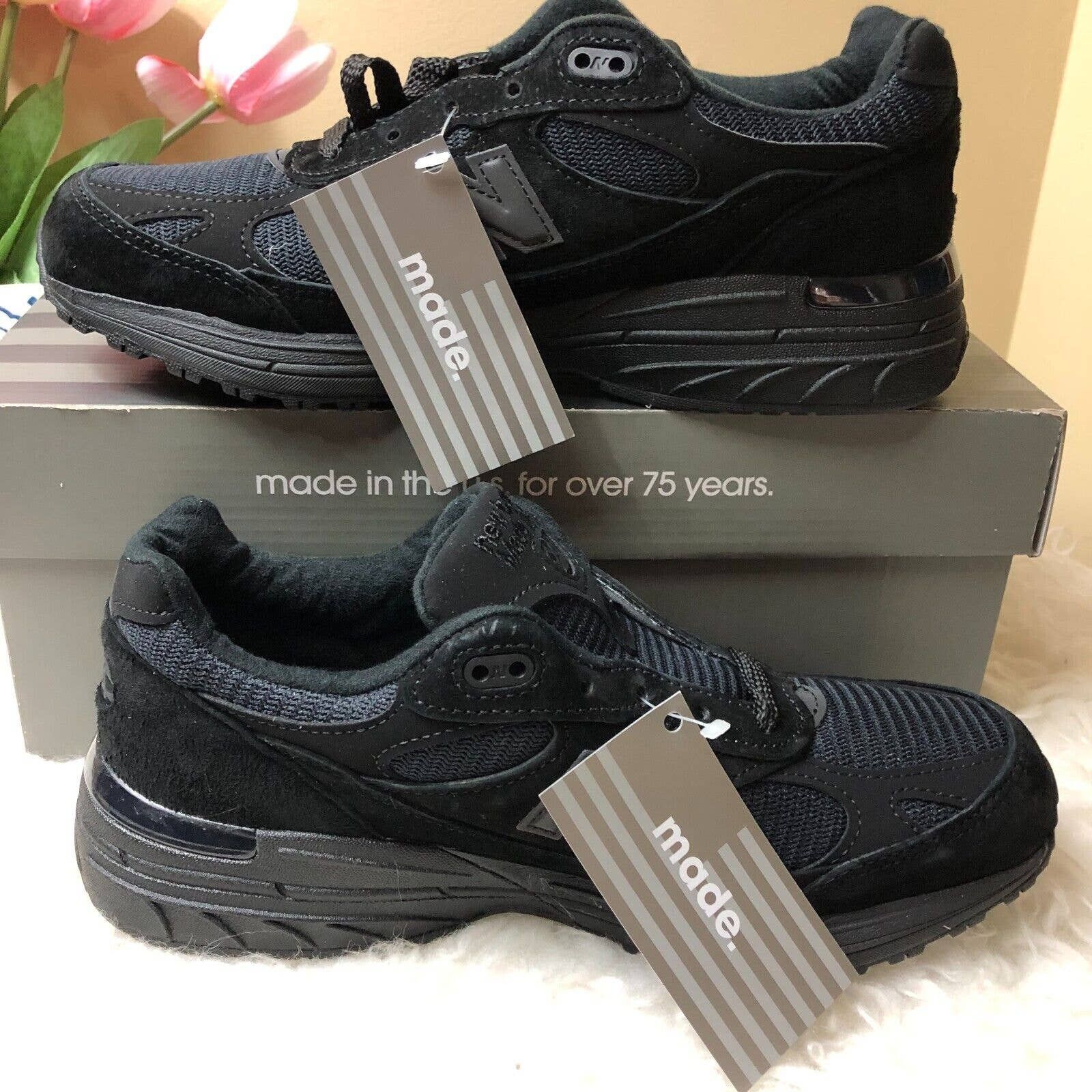 靴 New Balance 993 \"Triple Black\" New Balance 993 Made in USA 'Triple Black' MR993TB