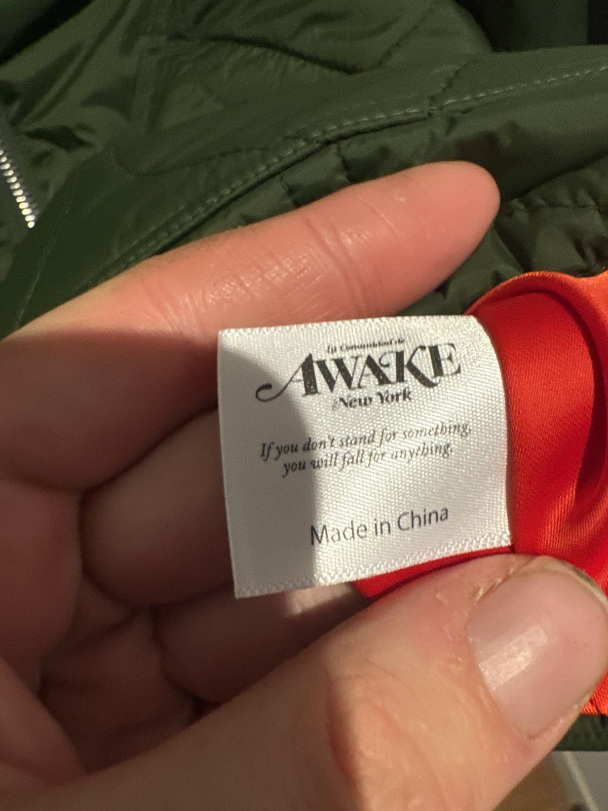 Awake NY Awake NY Cobra logo-appliqué bomber jacket Size US M / EU 48-50 / 2 - 3 Thumbnail
