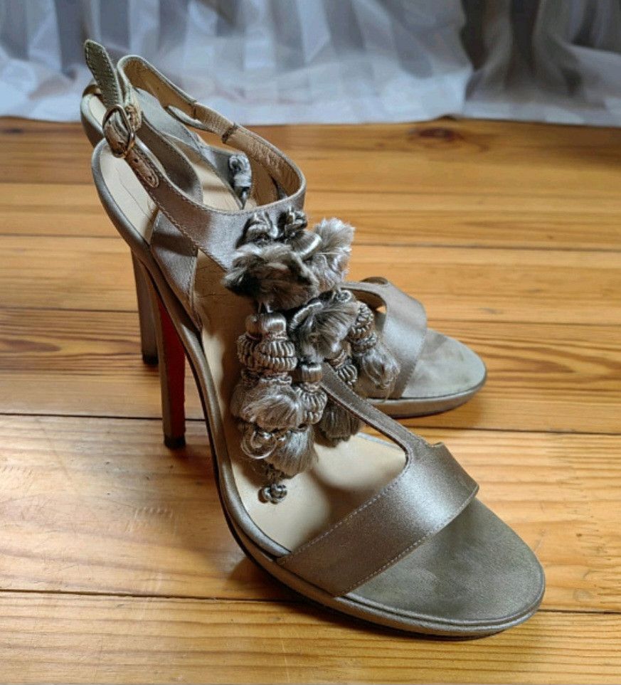 Versace VERSACE SS 2008 high-heeled open toe sandals Size US 8 / IT 38 - 2 Thumbnail
