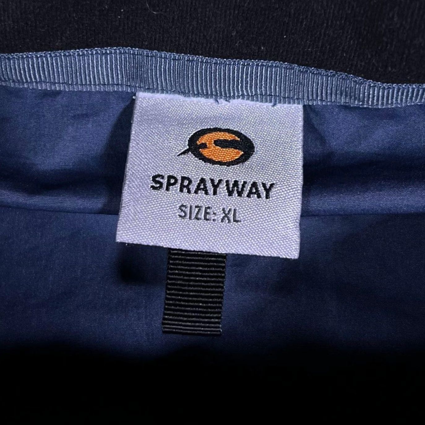 Vintage Sprayway Microlite Top Kangaroo Pouch 1/4 Zip Lightweight Windbreaker Jacket XL Navy Blue Mens Windbreaker 90s? Size US XL / EU 56 / 4 - 5 Thumbnail