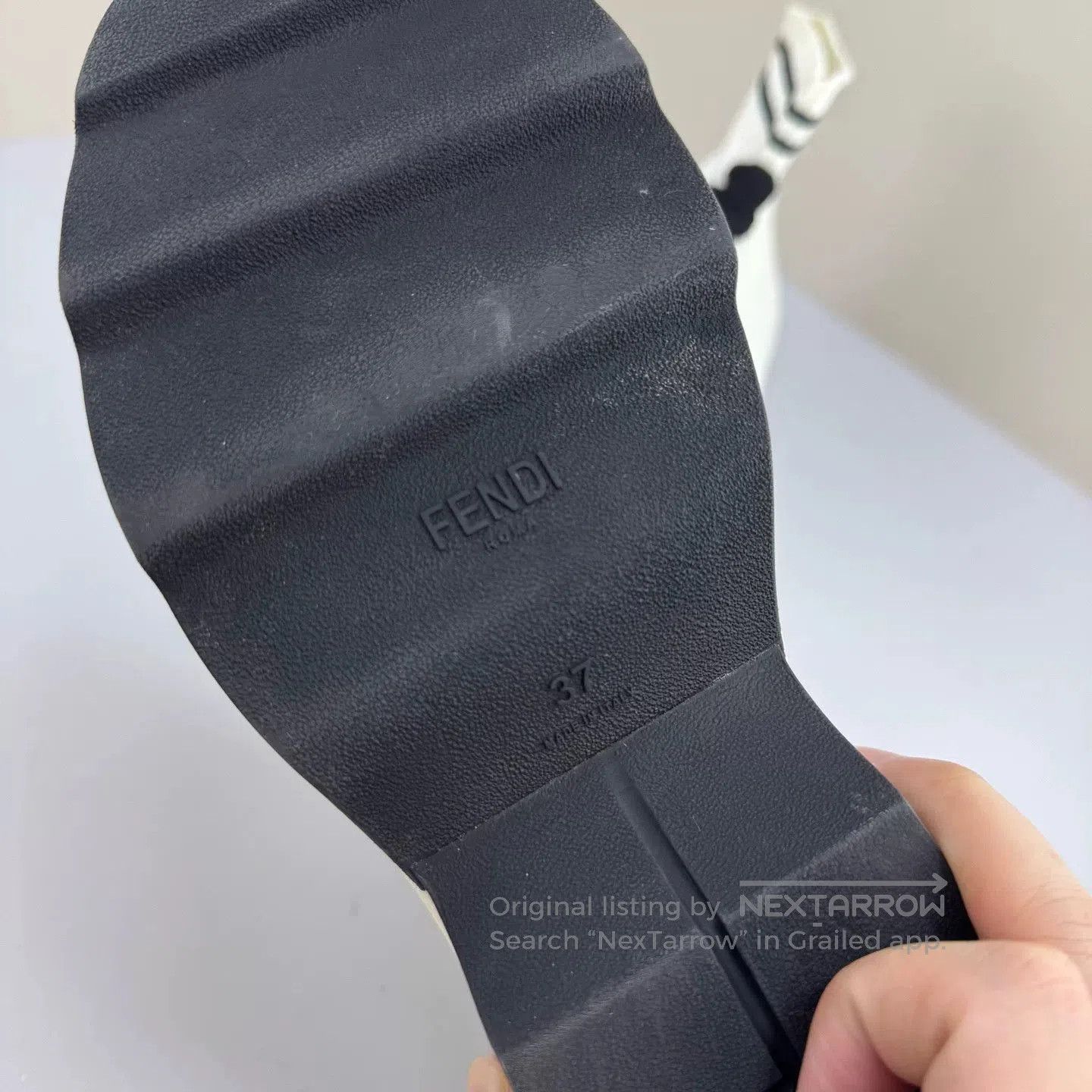 Fendi Fendi Monogram Sock Sneakers. Size US 6 / IT 36 - 6 Thumbnail