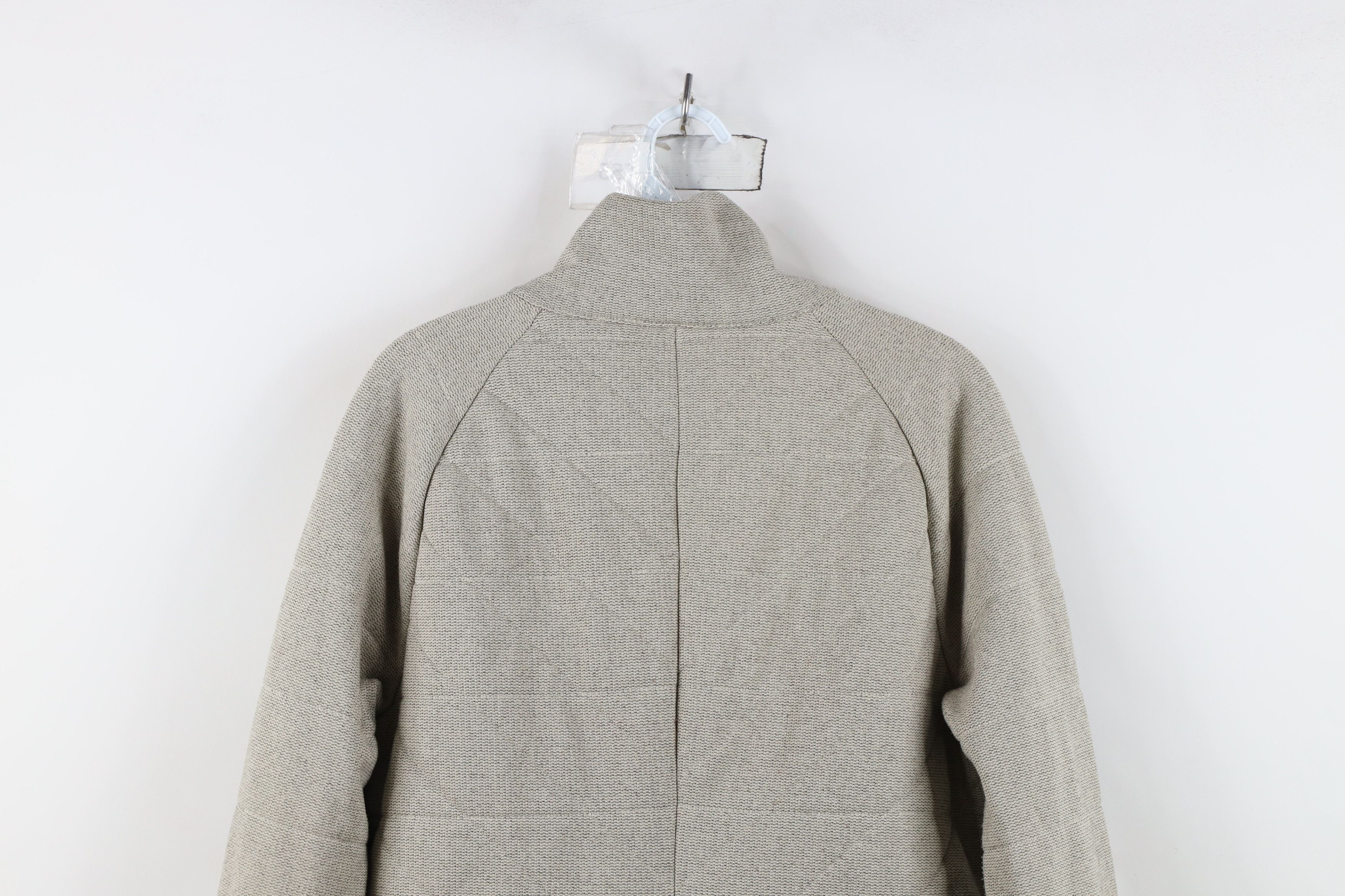 The North Face The North Face Spell Out Quilted Zip Fleece Jacket Beige Size L / US 10 / IT 46 - 14 Thumbnail