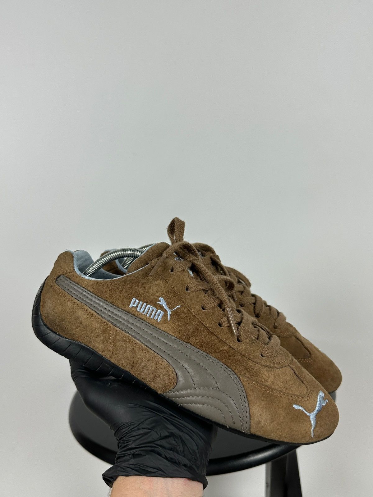 Puma Vintage Puma Speedcat Brown Suede/Leather Y2K Sneakers Size US 8 / IT 38 - 1 Thumbnail