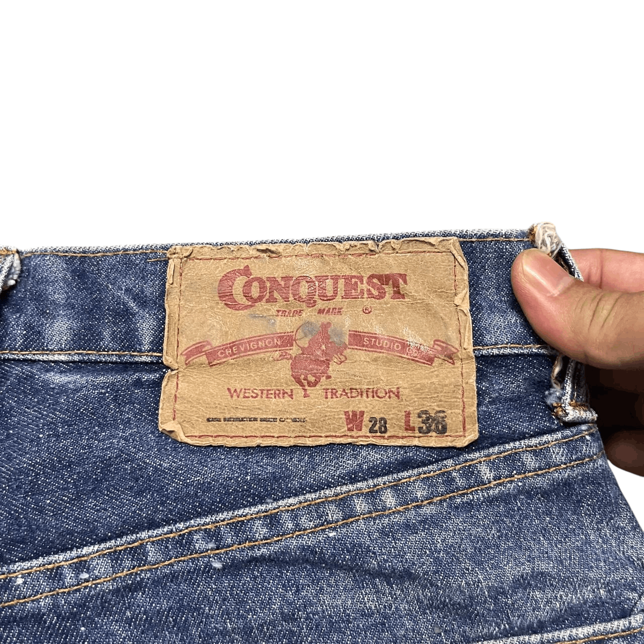 Hysteric Glamour Vintage Conquest Japan Chevignon Studio Denim Size US 28 / EU 44 - 13 Thumbnail