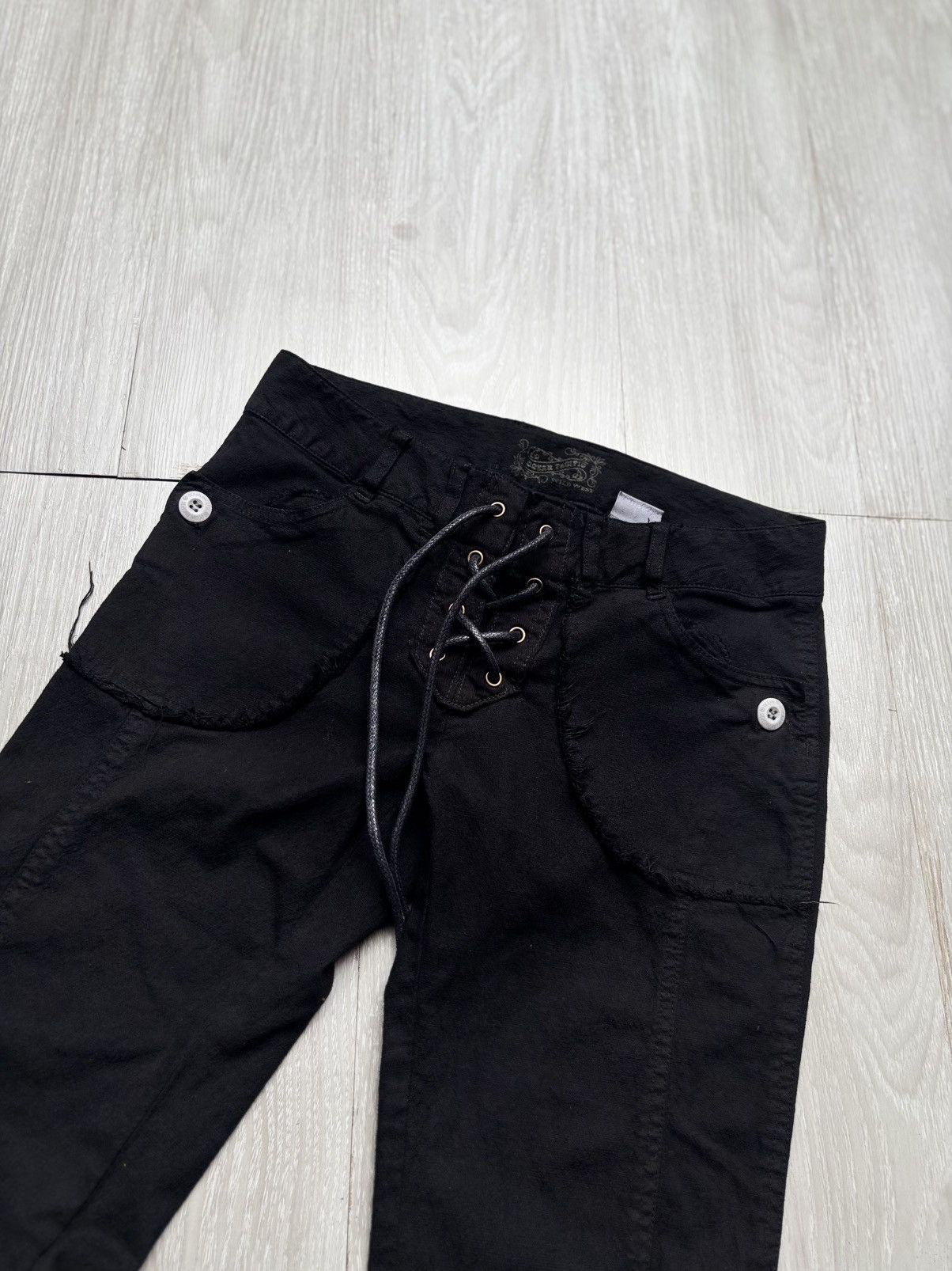 Japanese Brand lace up flare pants Size US 26 / EU 42 - 2 Thumbnail
