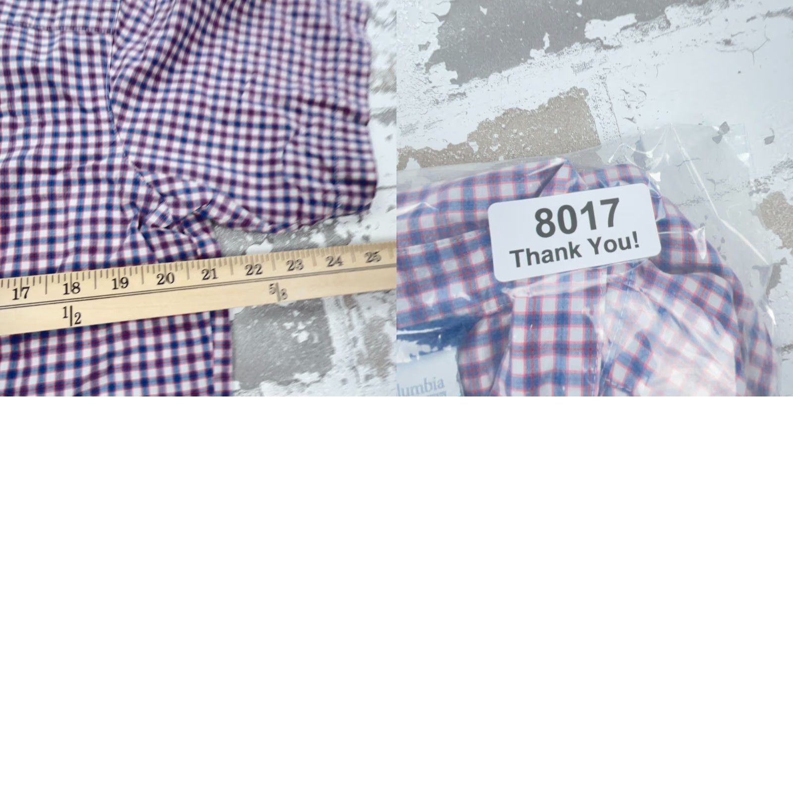 Vintage Columbia Shirt Men XL Blue Plaid Button-Up Pocket Casual Workwear Winter Summer Fall Spring Short Sleeve Pattern Classic Outdoor Size 46R - 8 Thumbnail