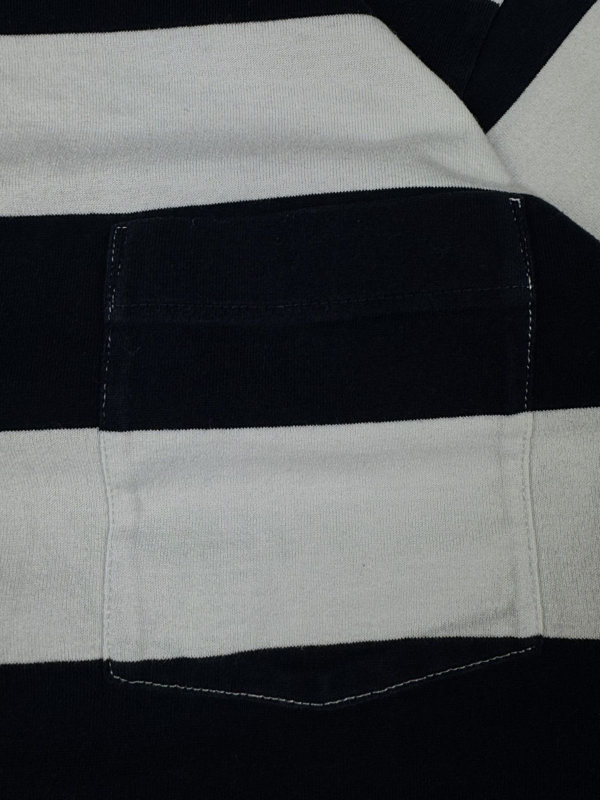 Global Work Global Work layered striped pocket tee avant garde style Size US M / EU 48-50 / 2 - 6 Thumbnail
