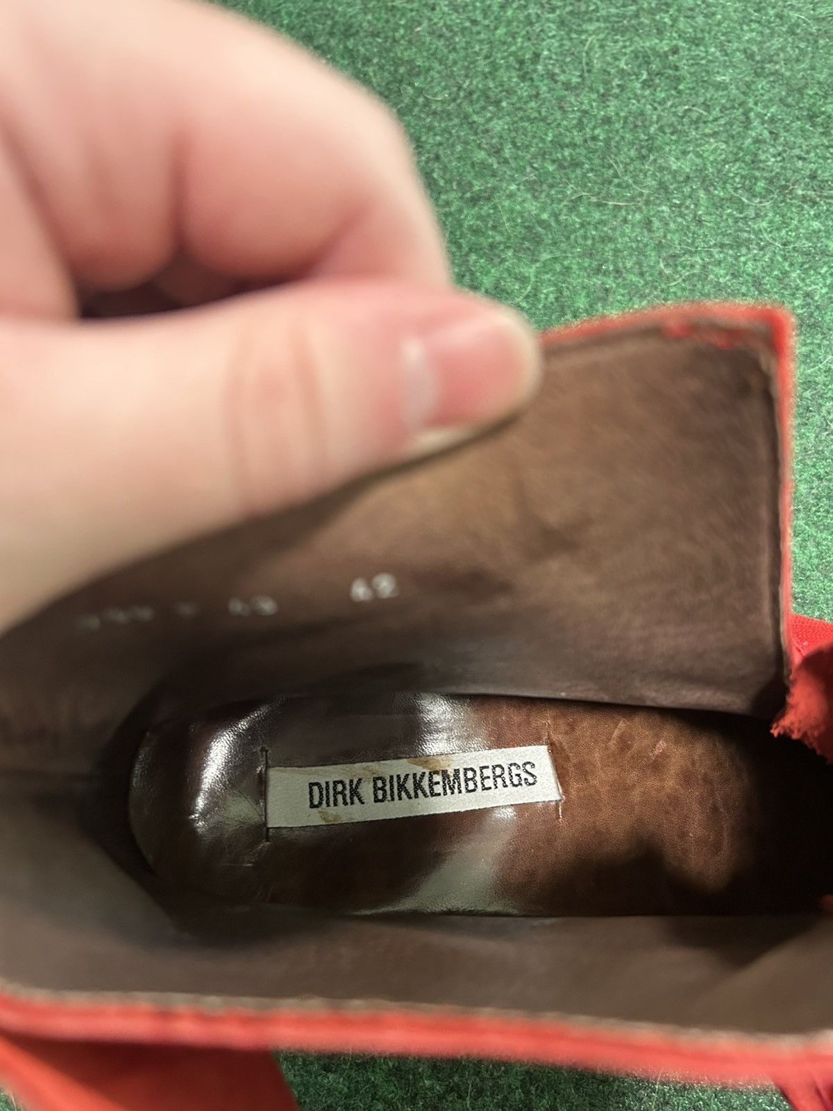 Dirk Bikkembergs × Vintage AW96 Dirk Bikkembergs Red Strap Boots Size US 8.5 / EU 41-42 - 11 Thumbnail