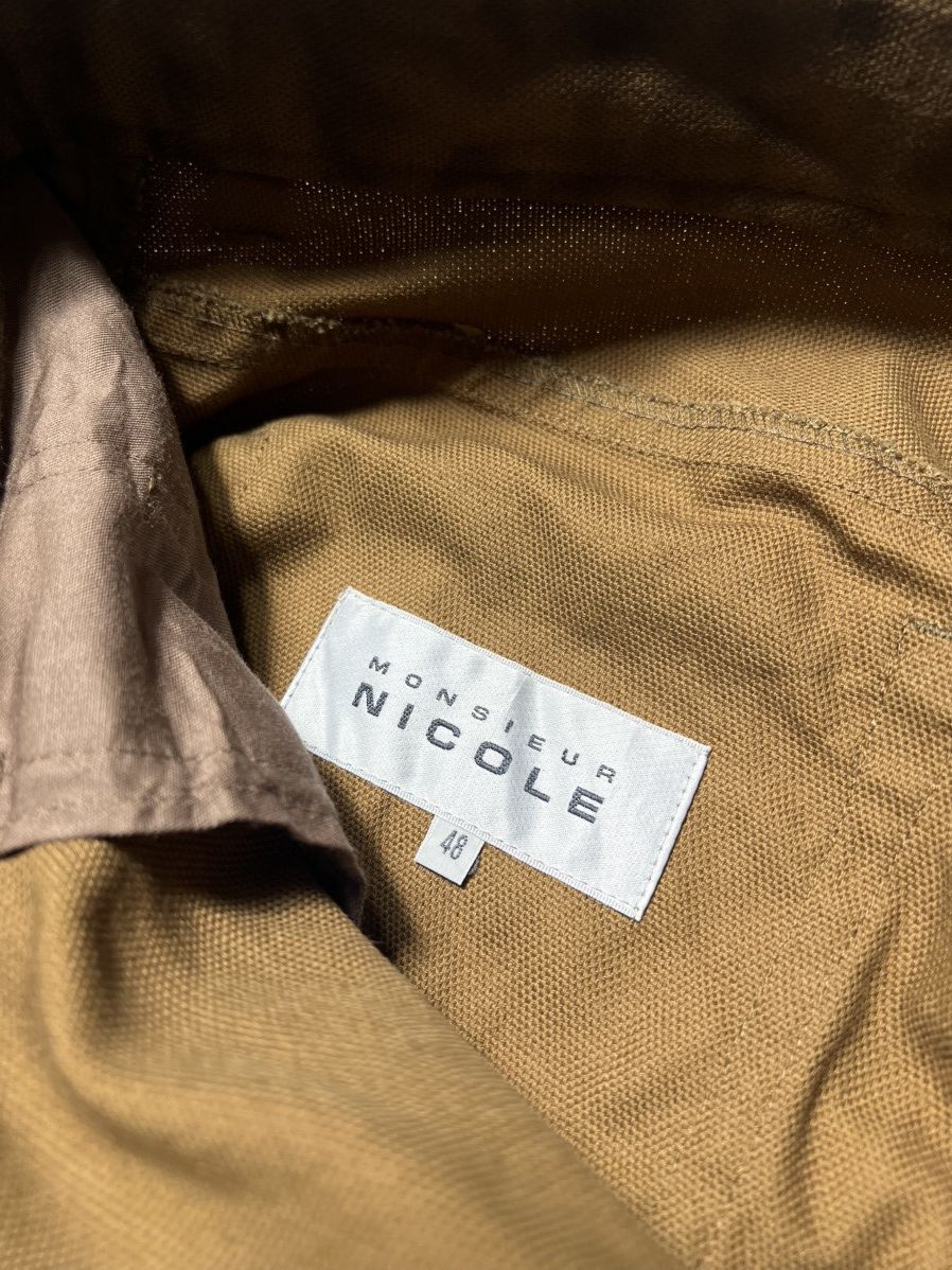 Nicole Club 2000s Nicole Monsieur Abstract Acid Washed Flared Pants Size US 32 / EU 48 - 4 Thumbnail