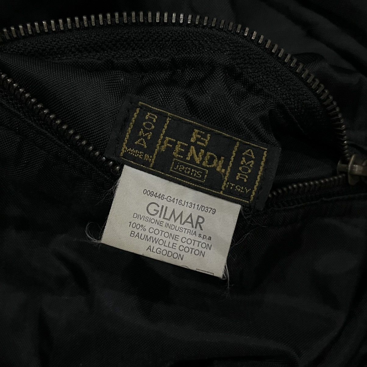 Fendi × Vintage Vintage Fendi Embroidery Big Logo Reversible Jacket Size US L / EU 52-54 / 3 - 8 Thumbnail