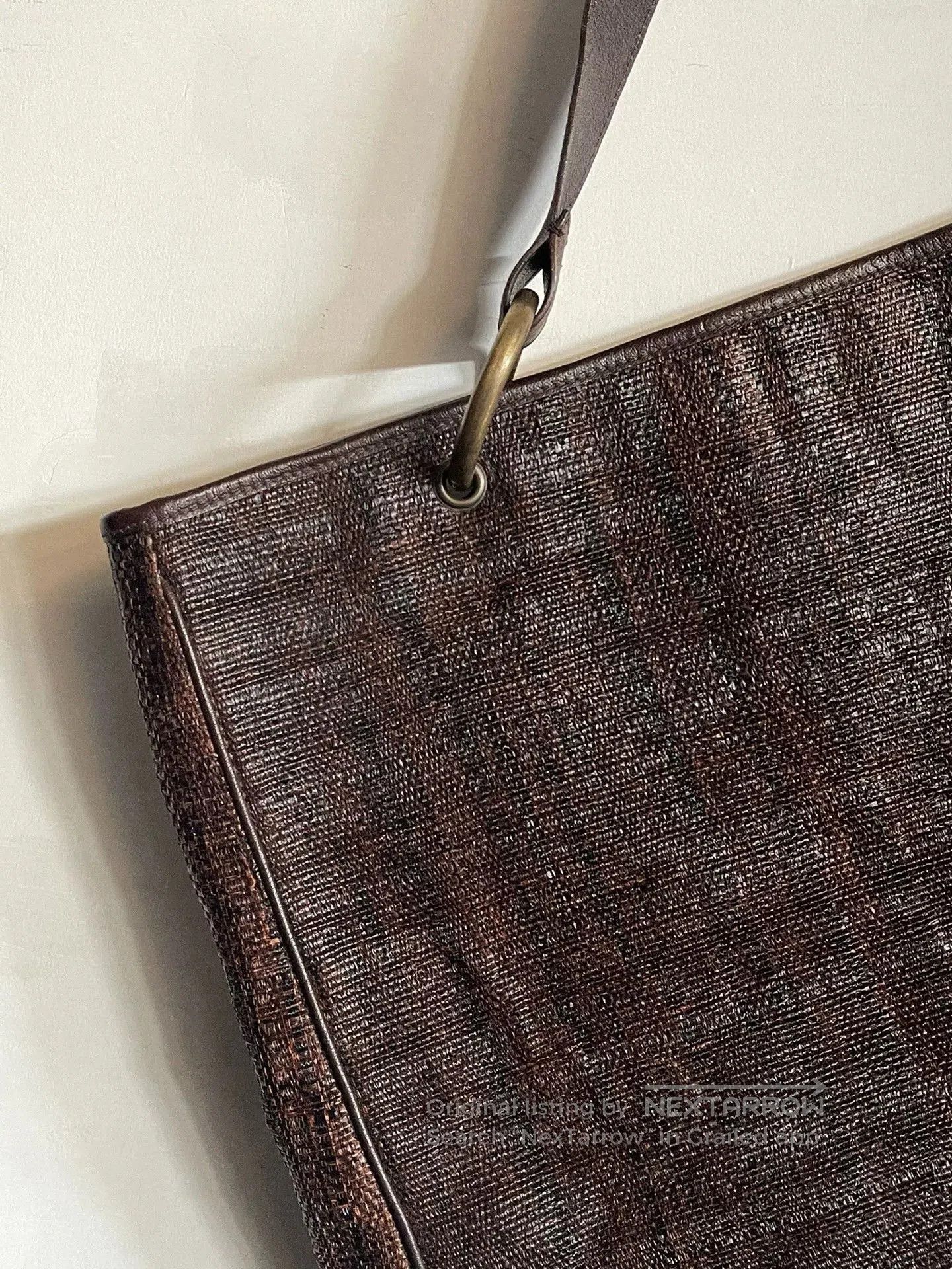 Dries Van Noten Dries Van Noten Woven Leather Asymmetrical Bag. Size ONE SIZE - 1 Thumbnail