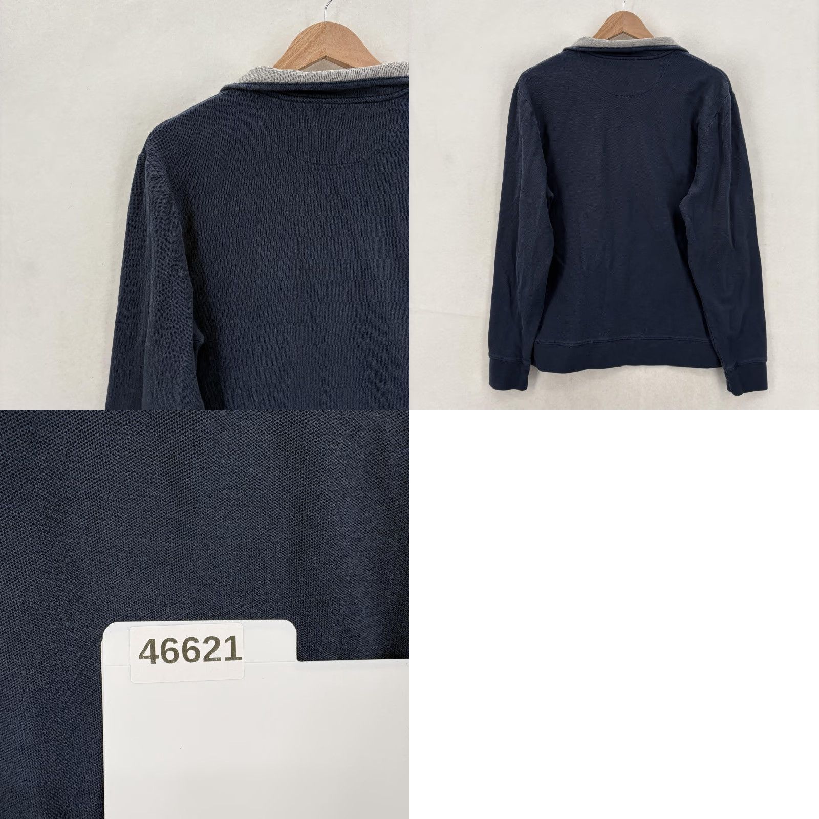 Vineyard Vines Vineyard Vines Pullover Mens Medium Blue Pima Cotton Quarter Zip Sweatshirt Logo Size US M / EU 48-50 / 2 - 8 Thumbnail