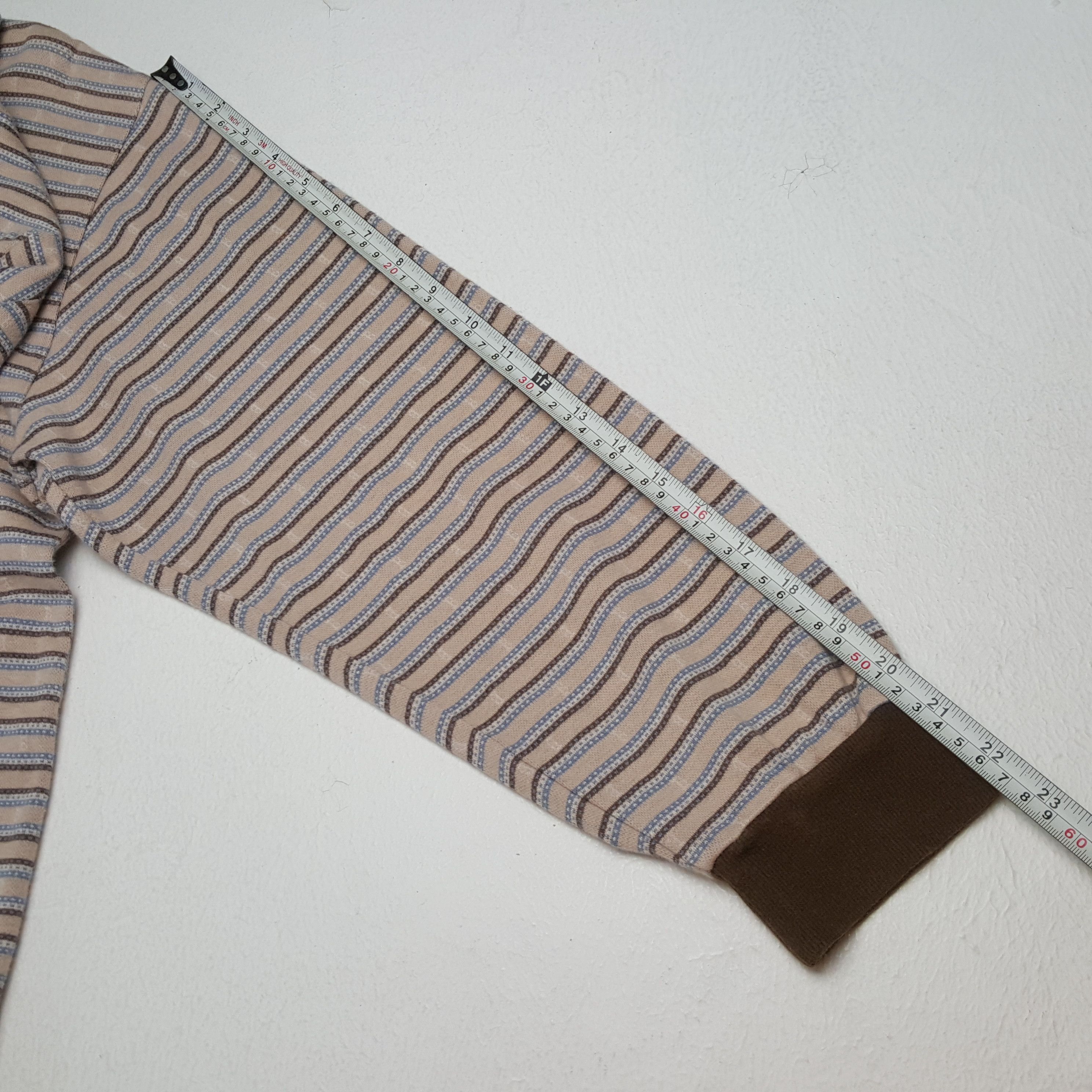 Balmain × Vintage BALMAIN PARIS Fashion Style Stripes Design Sweatshirt Size US M / EU 48-50 / 2 - 5 Thumbnail