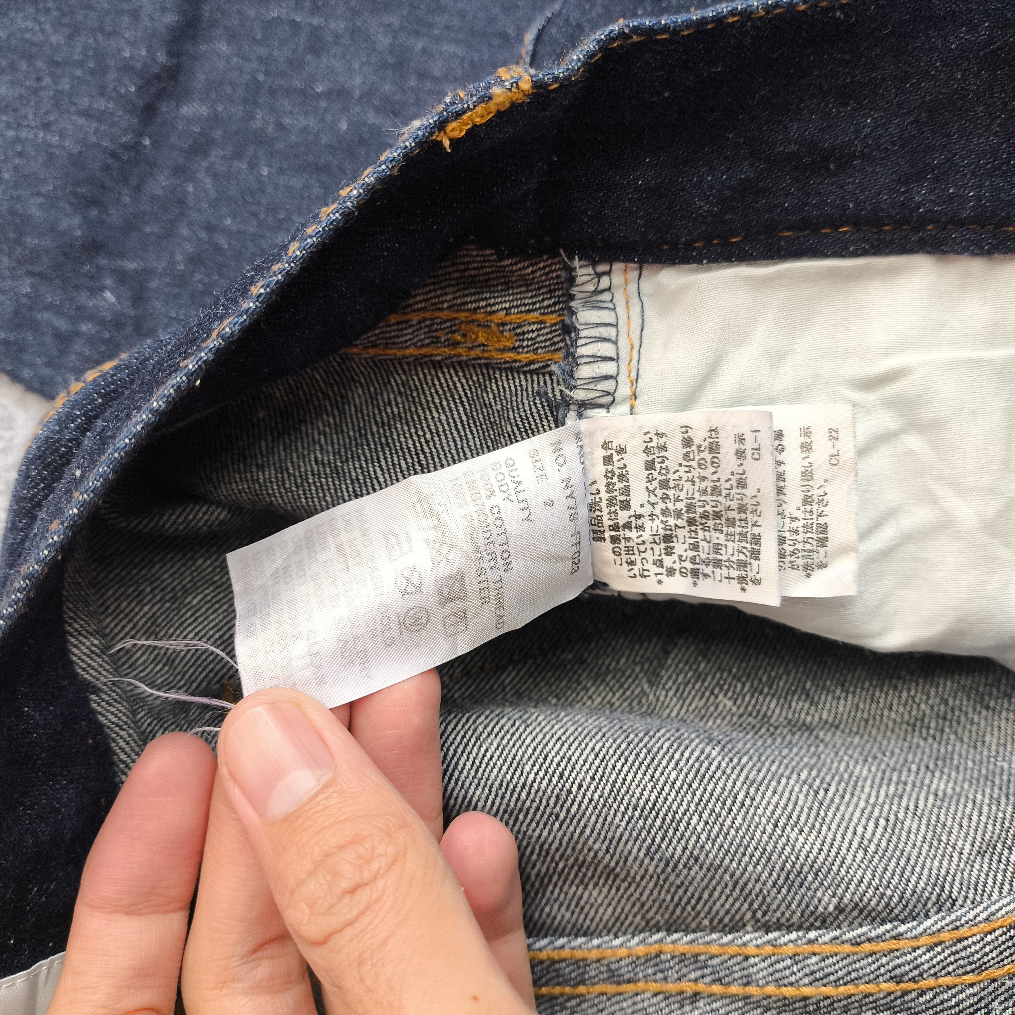 Issey Miyake Issey miyake nenet denim jeans indigo pants Size 29" - 7 Thumbnail