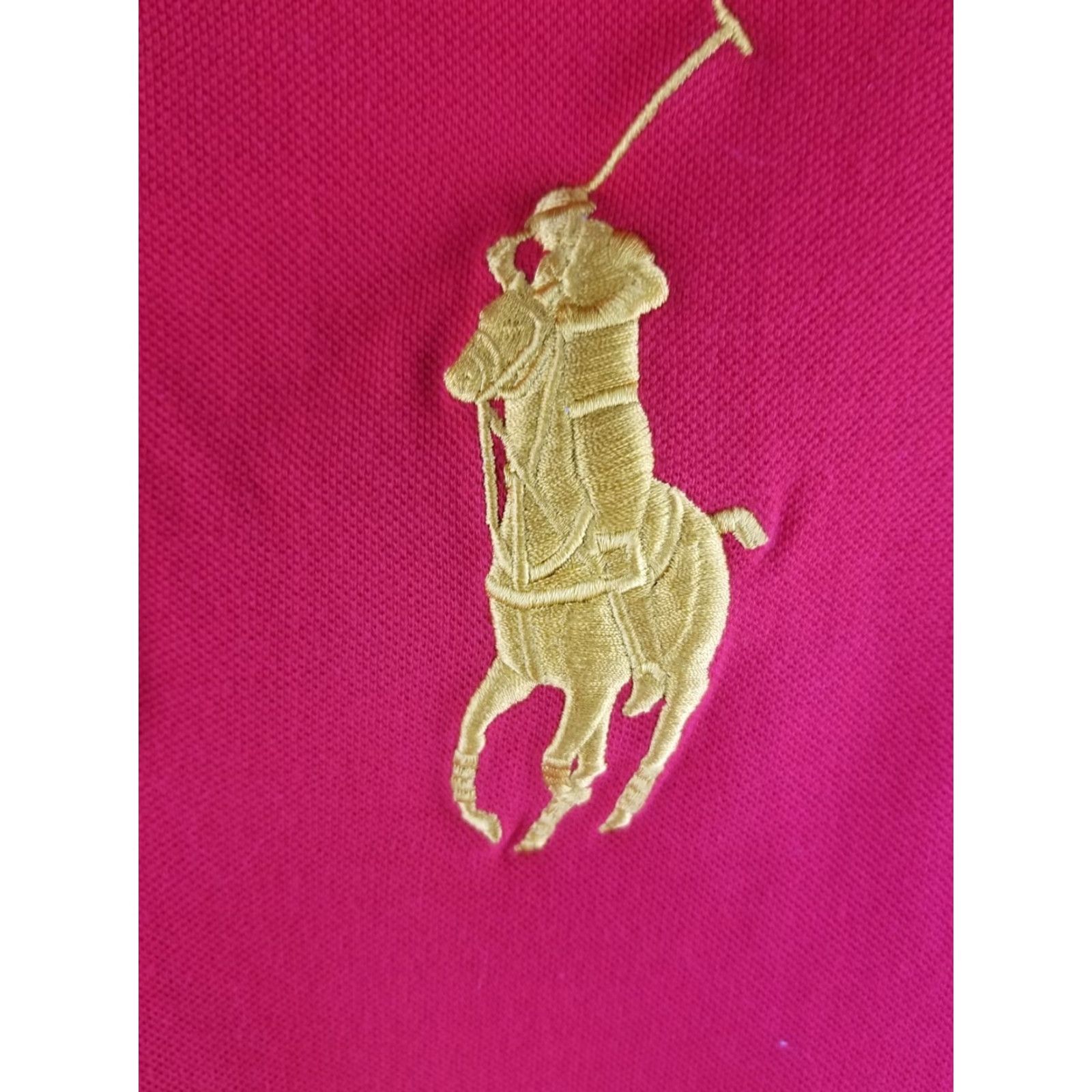 Polo Ralph Lauren VINTAGE RALPH LAUREN POLO SHIRT LARGE RED BIG PONY MEN T-SHIRT 19 INCH CROSS CHEST 30 INCH TOP TO BOTTOM Size US L / EU 52-54 / 3 - 2 Thumbnail