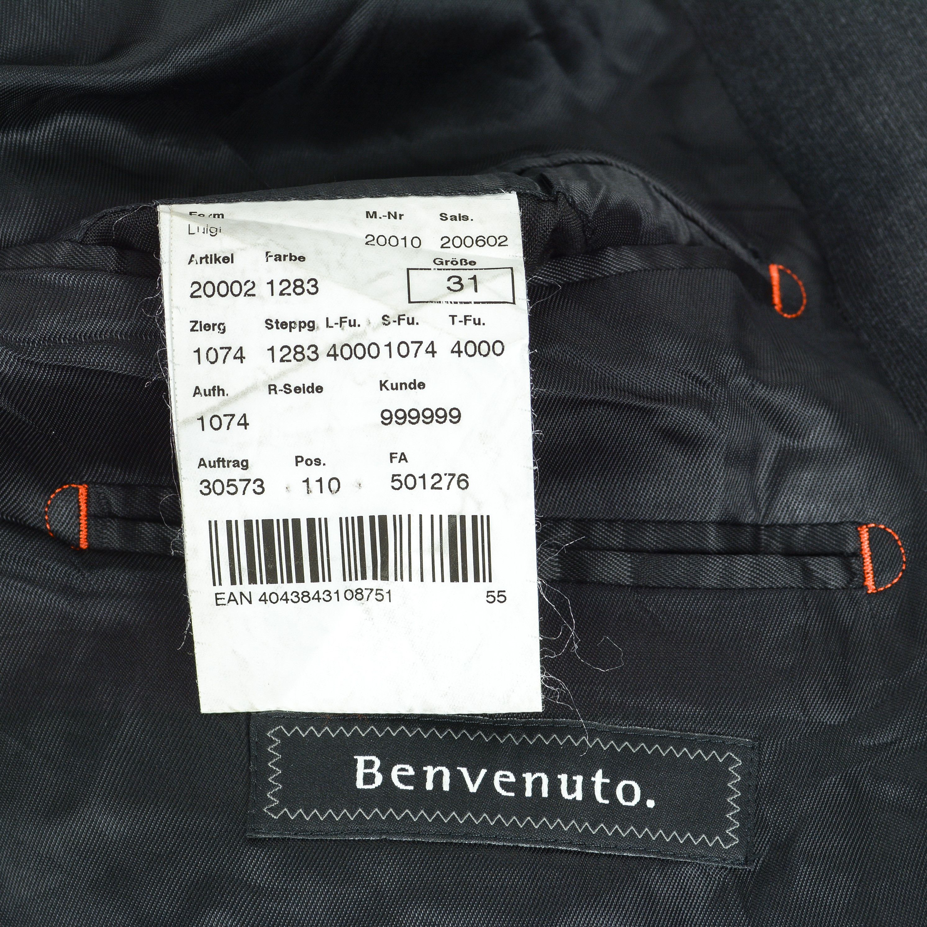 BENVENUTO. BENVENUTO Luigi UK 52S US Wool Blazer Sport Coat Jacket 4XL Size 52S - 6 Thumbnail