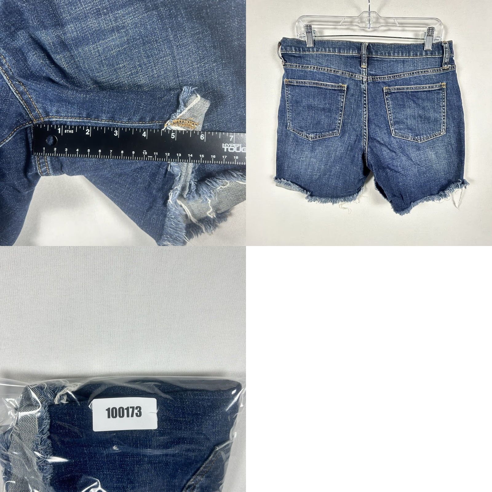 Gap Gap Jeans 5" ShortS 28 Tall Blue Cutoff Boyfriend Medium Wash Mid Rise Denim Women Adult RegularRise Denim Shorts Size 28" / US 6 / IT 42 - 8 Thumbnail