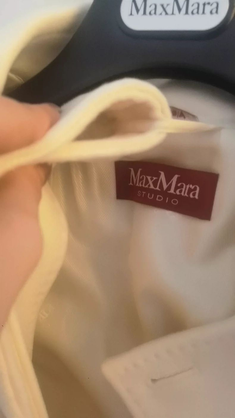 Other Max Mara Fall/Winter 2023 STUDIO Lapel Wool Coat Size M / US 6-8 / IT 42-44 - 4 Thumbnail