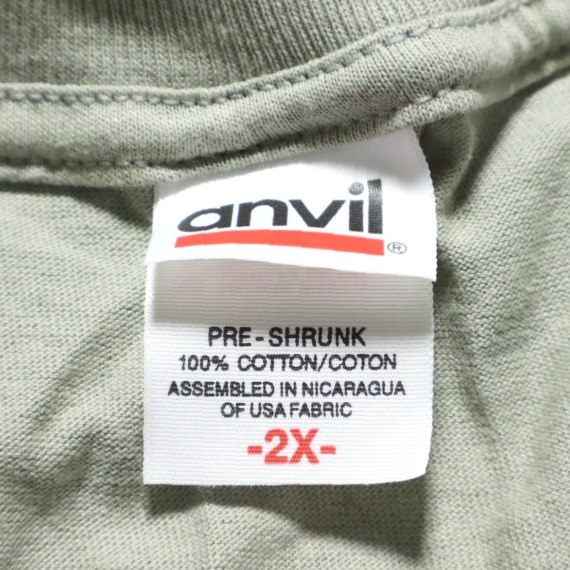 Anvil VINTAGE Anvil T-Shirt Main Brian McKnight Green 2XL Mens Shirt VTG Size US XXL / EU 58 / 5 - 5 Thumbnail