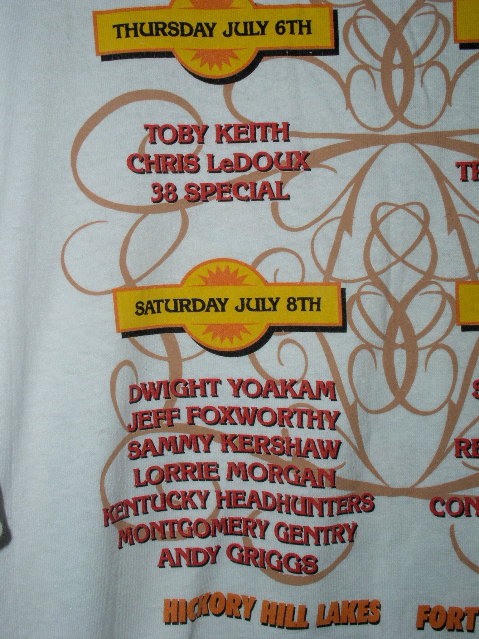 Vintage Brad Paisley Concert Shirt 2005 Country Concert Fort Loramie Size US XXL / EU 58 / 5 - 9 Thumbnail