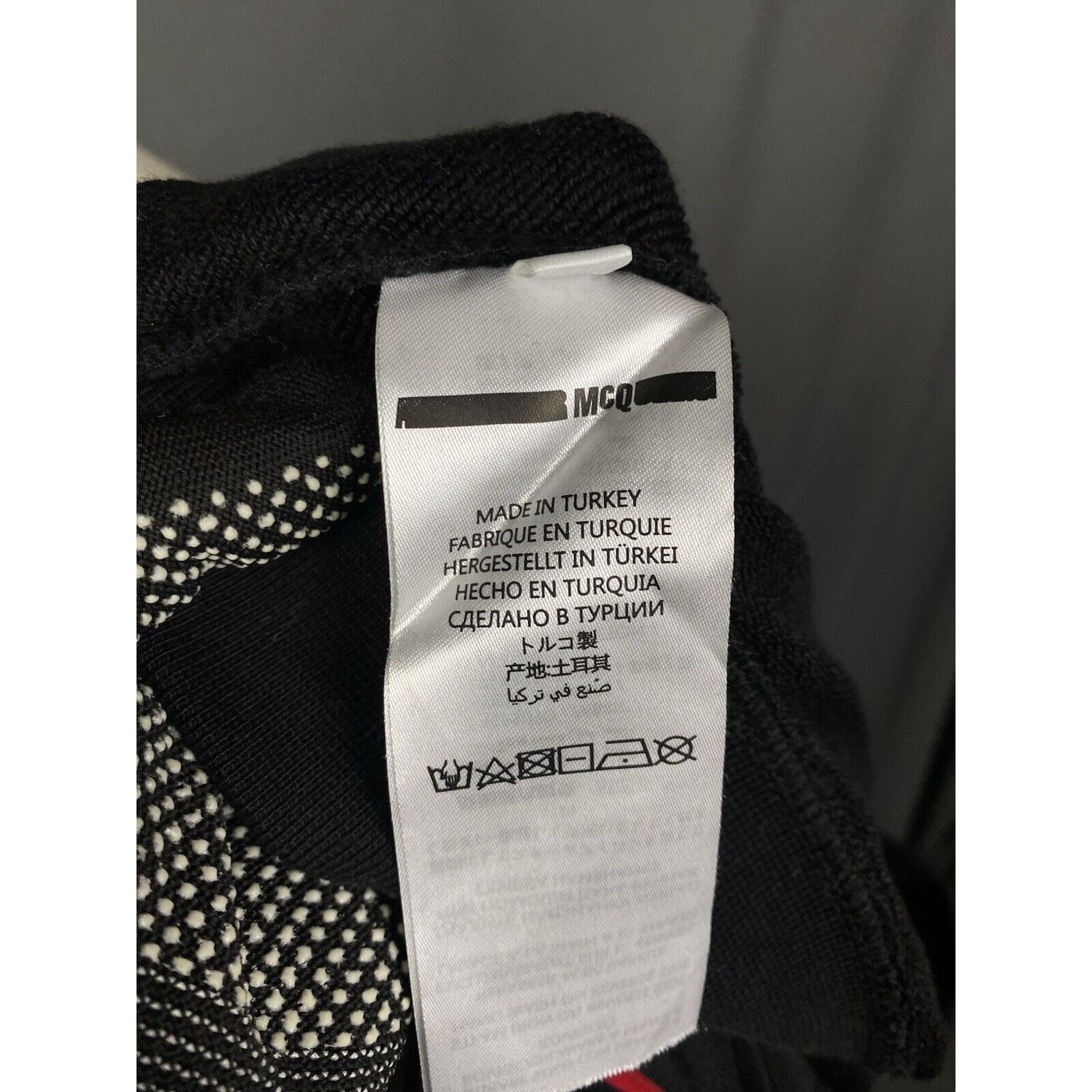 McQ Alexander McQueen Alexander McQueen McQ Big Logo Men's Black Hoodie Sweater Si Size US XS / EU 42 / 0 - 10 Thumbnail