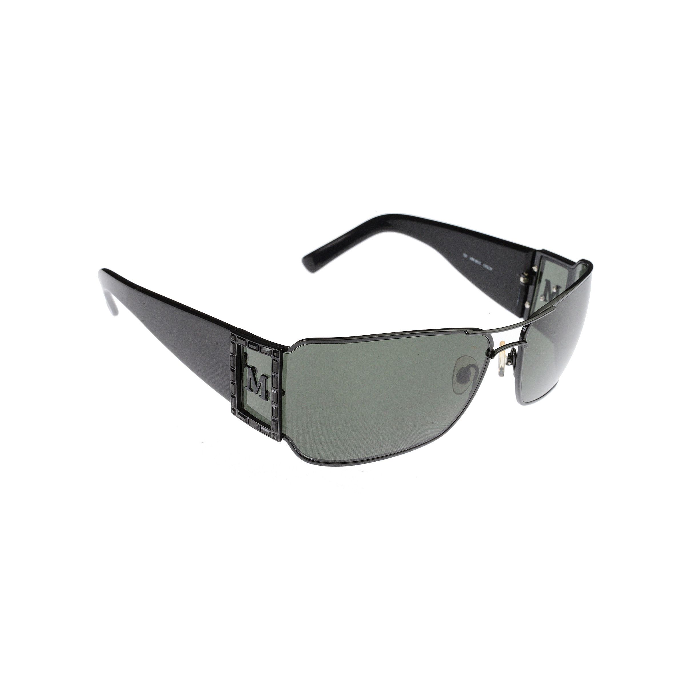 Max Mara Max Mara '00s Black Big Logo Oversized Sunglasses Size ONE SIZE - 2 Thumbnail
