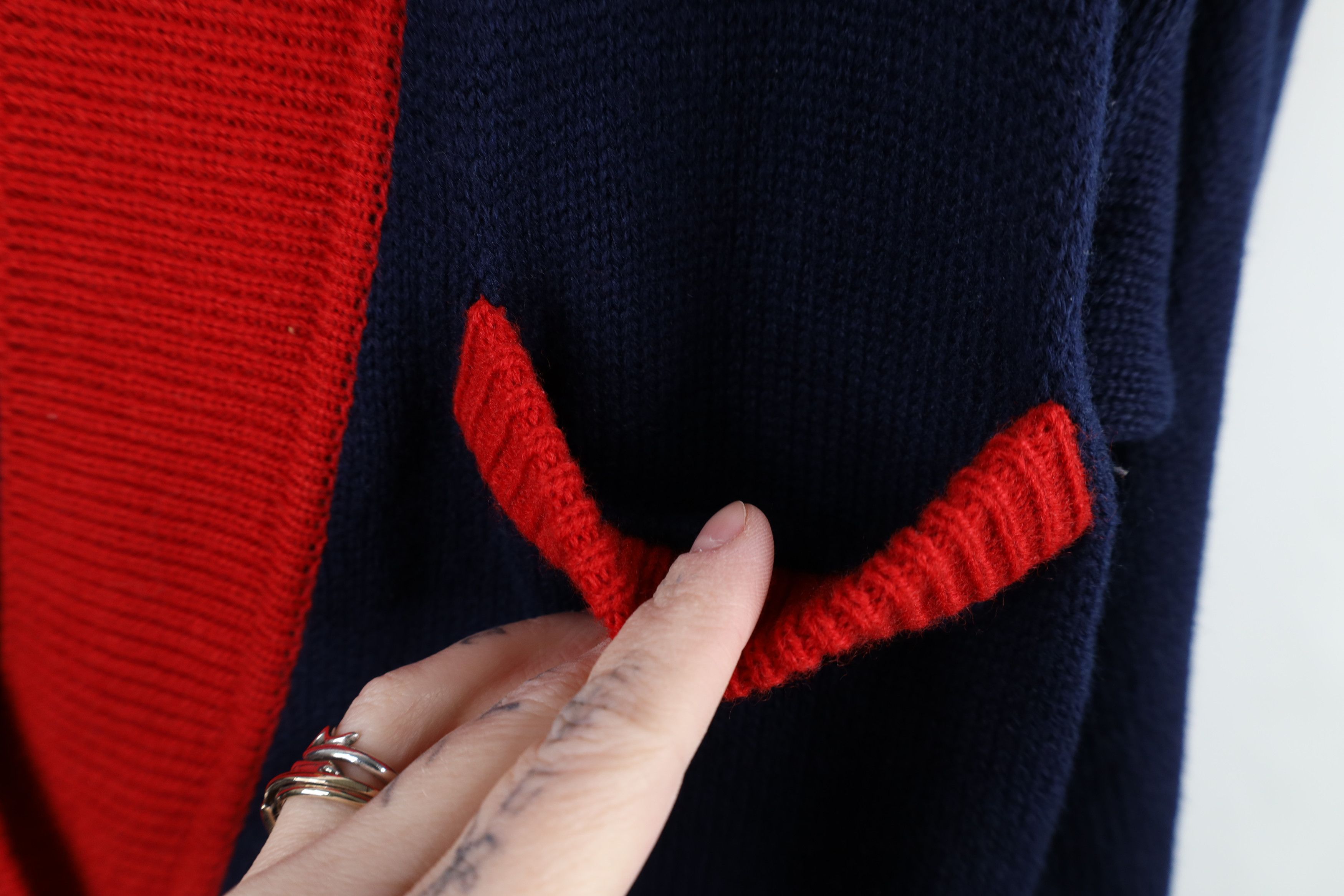 Vintage Deasdstock Vintage 90s Streetwear Knit Cardigan Sweater Size S / US 4 / IT 40 - 7 Thumbnail