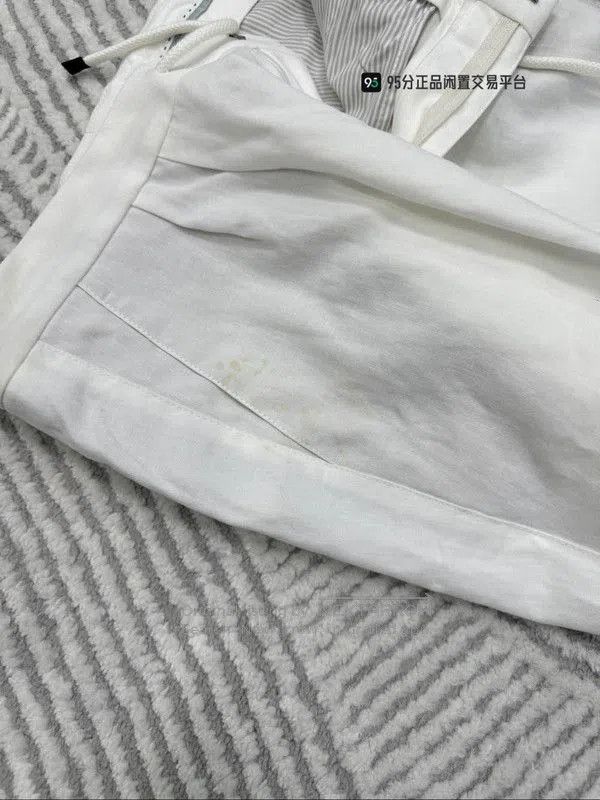 Brunello Cucinelli Brunello Cucinelli SS23 Men's White Casual Pants. Size US 30 / EU 46 - 7 Thumbnail