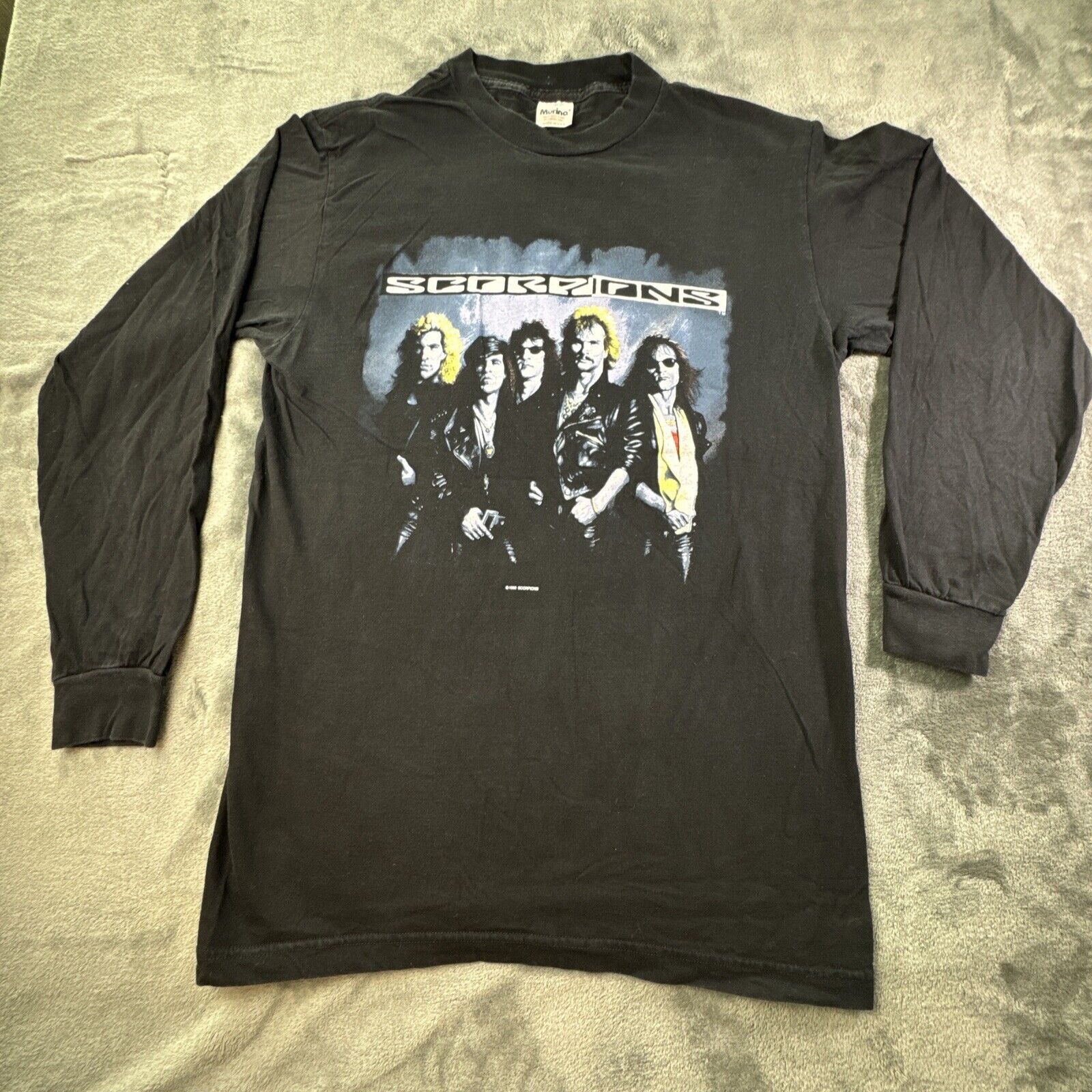 Other Vintage Scorpions T-Shirt Large Long Sleeve Crazy World Tour Size US L / EU 52-54 / 3 - 1 Thumbnail