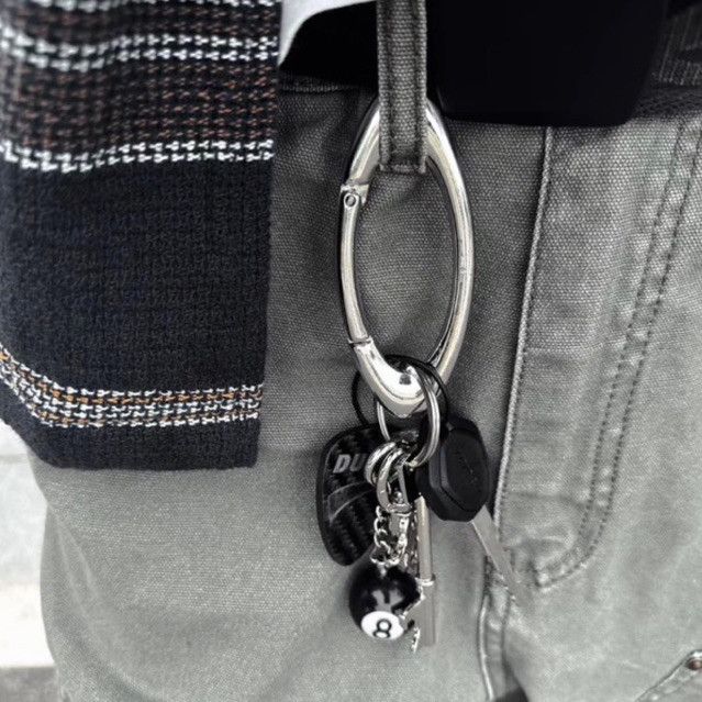 Oakley OAKLEY CARABINEER KEYCHAIN (chrome) Size ONE SIZE - 4 Thumbnail